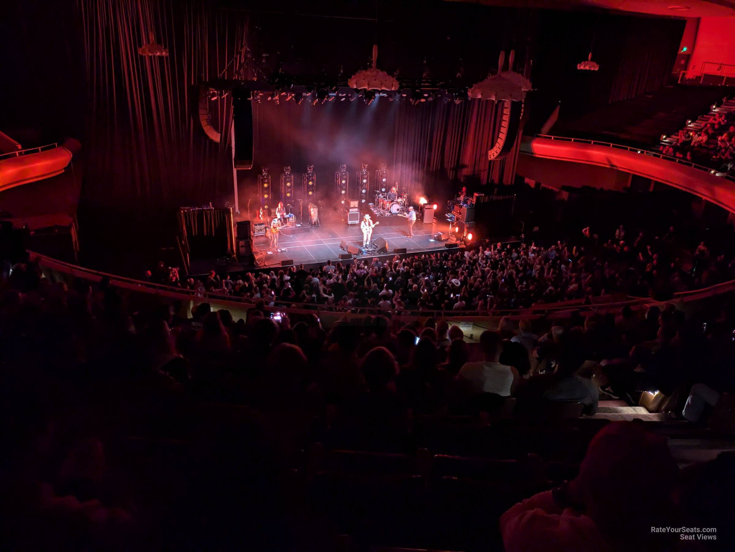 view from balcony 8 row 11 seat view - the masonic - san francisco