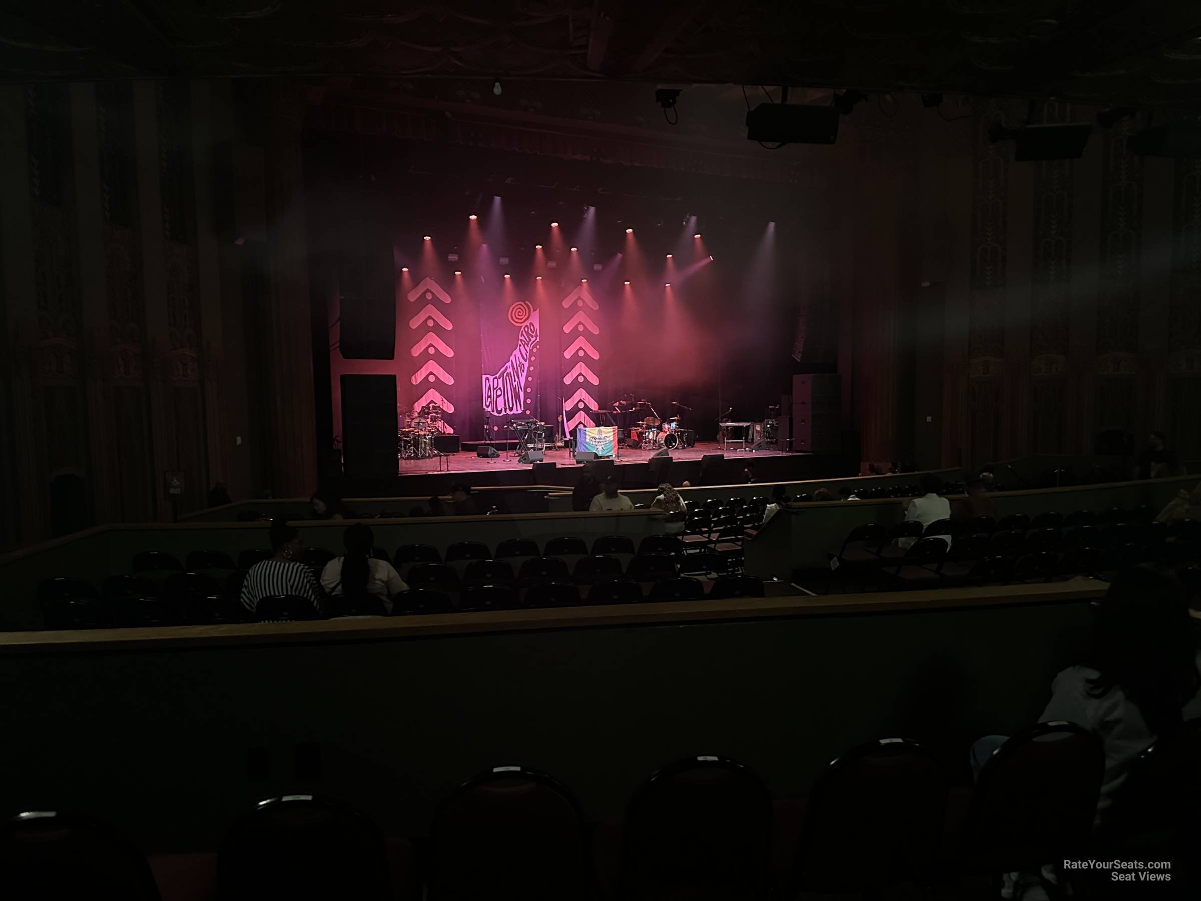 view from level 4 row s seat view - the wiltern