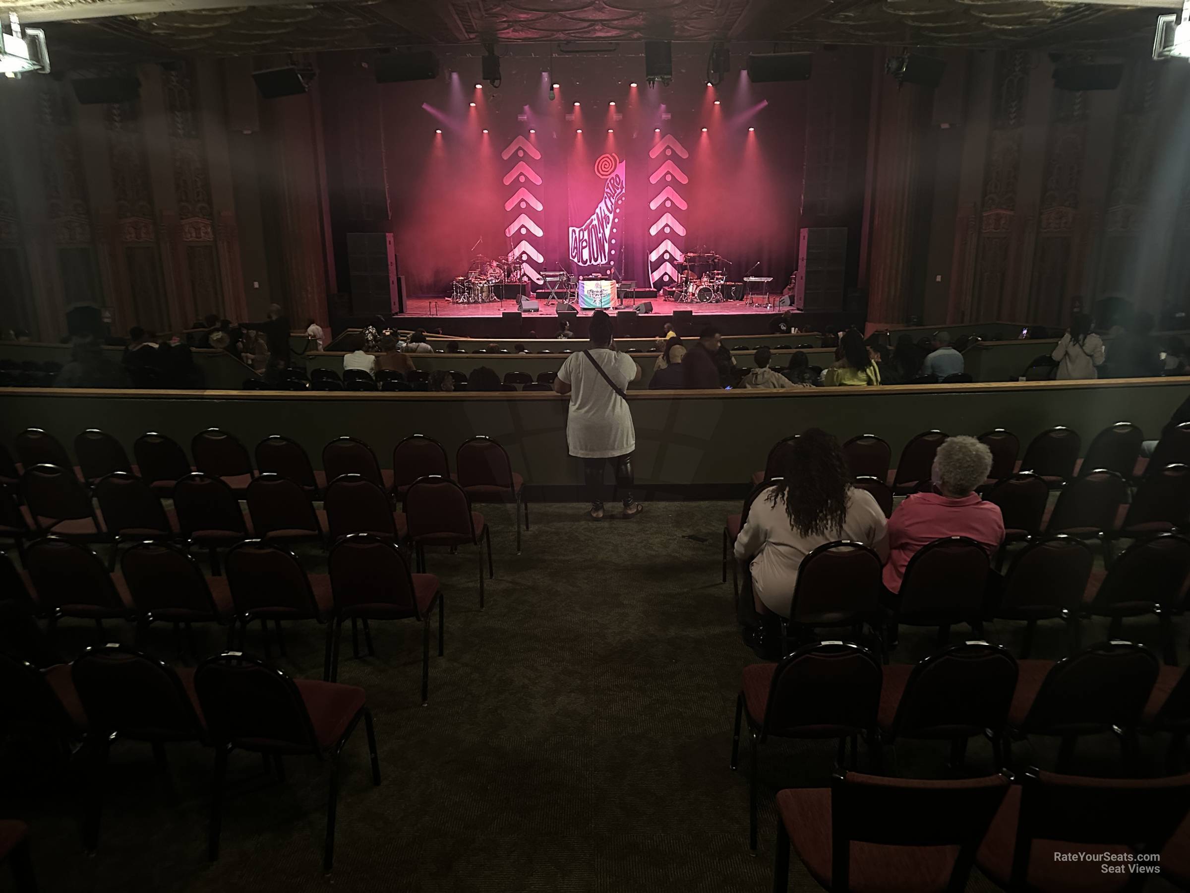 view from level 5 row x seat view - the wiltern