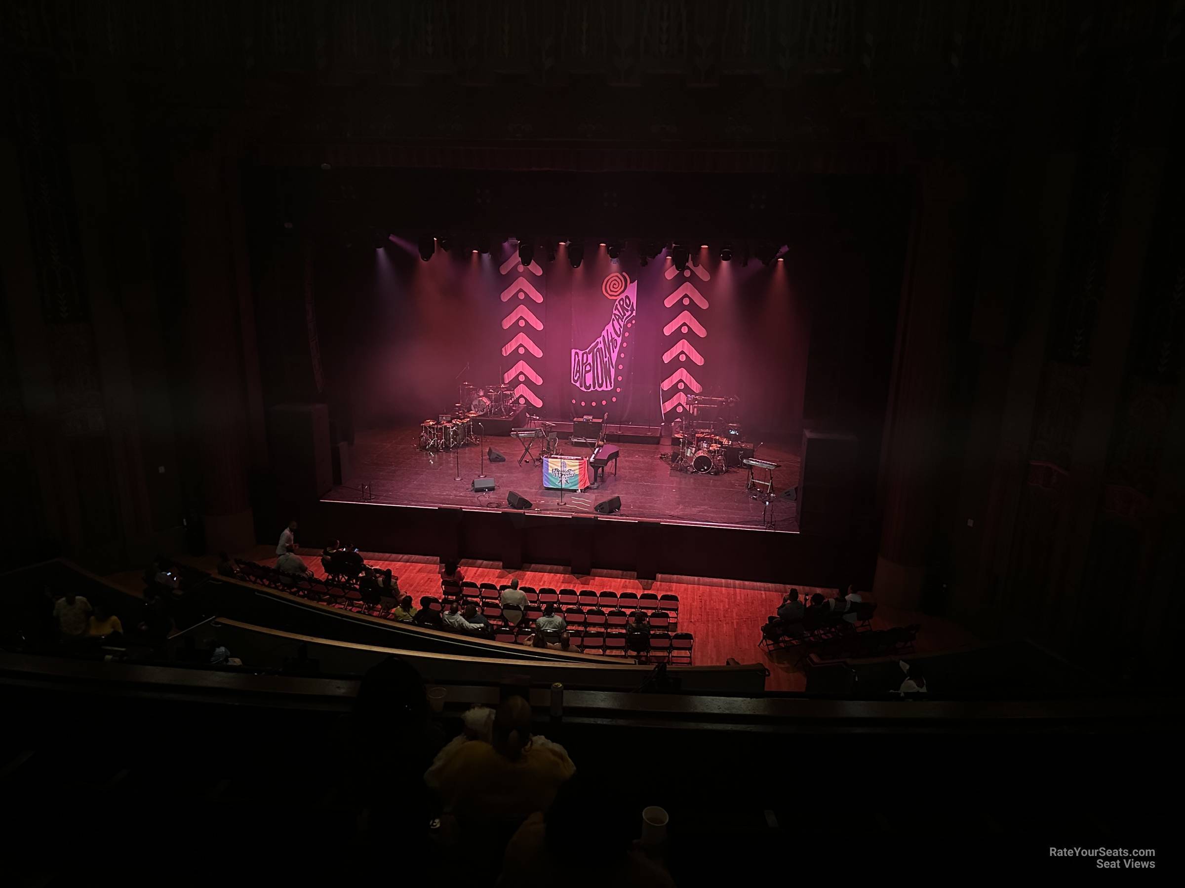 view from loge row cc seat view - the wiltern