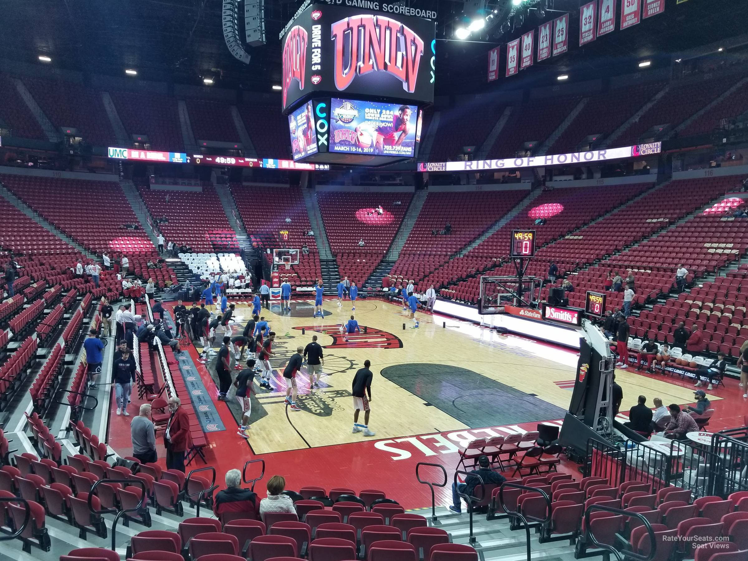 Section 102 at Thomas and Mack Center - RateYourSeats.com