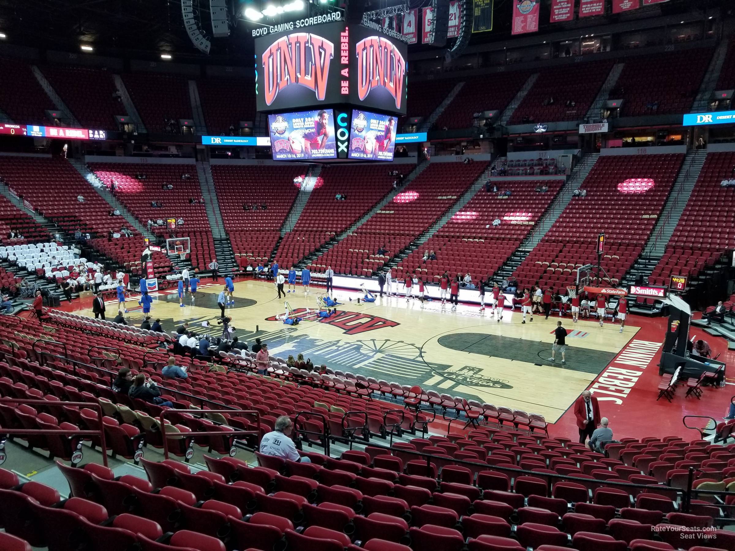 Thomas and Mack Center Section 104 - RateYourSeats.com