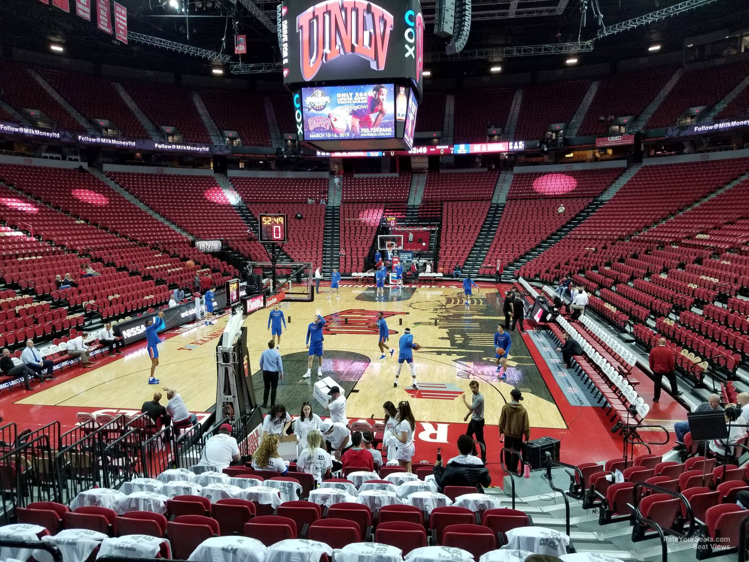 Thomas and Mack Center Section 111 - RateYourSeats.com