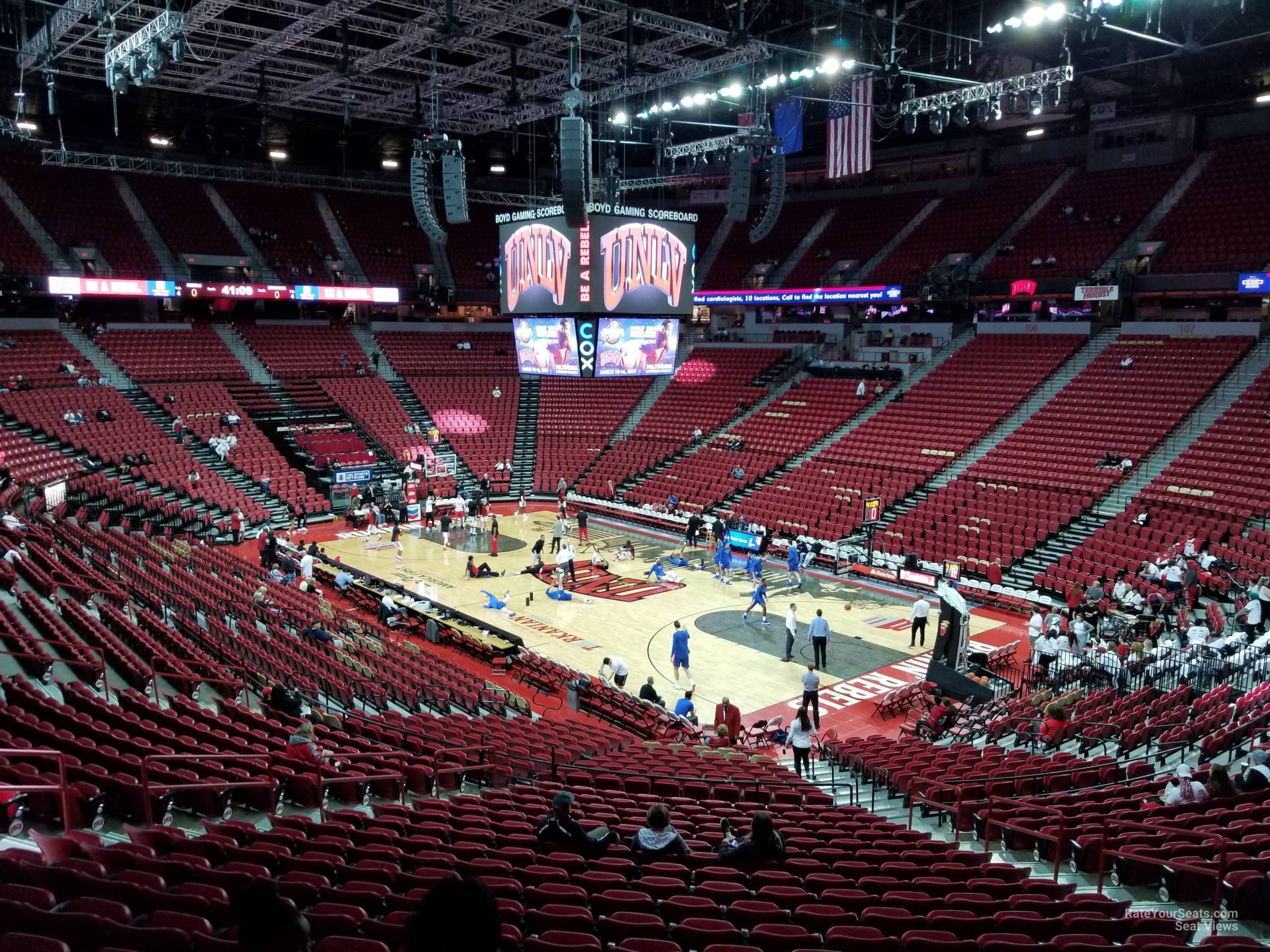 Thomas and Mack Center Section 114 - RateYourSeats.com