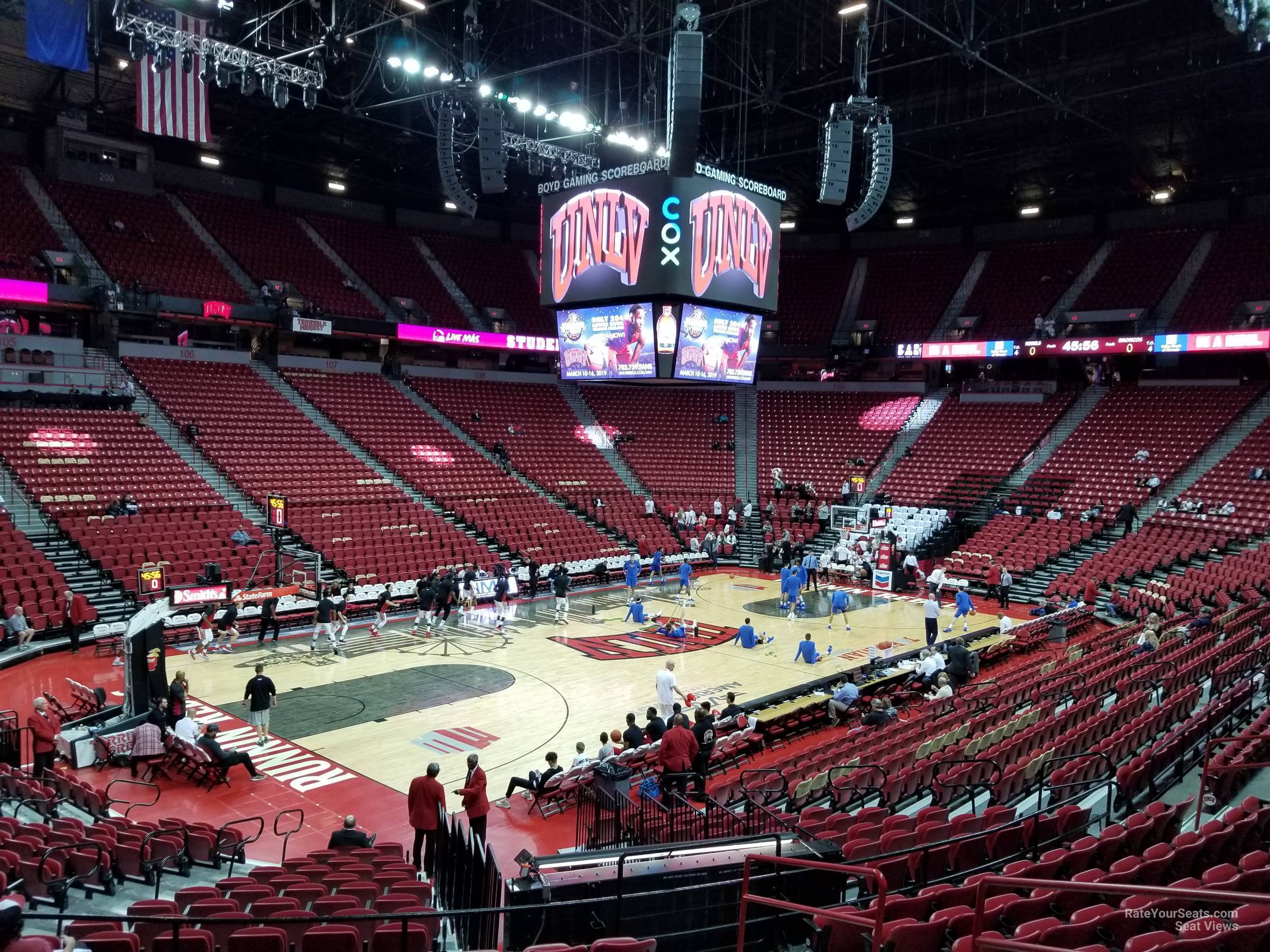 Thomas and Mack Center Section 120 - RateYourSeats.com