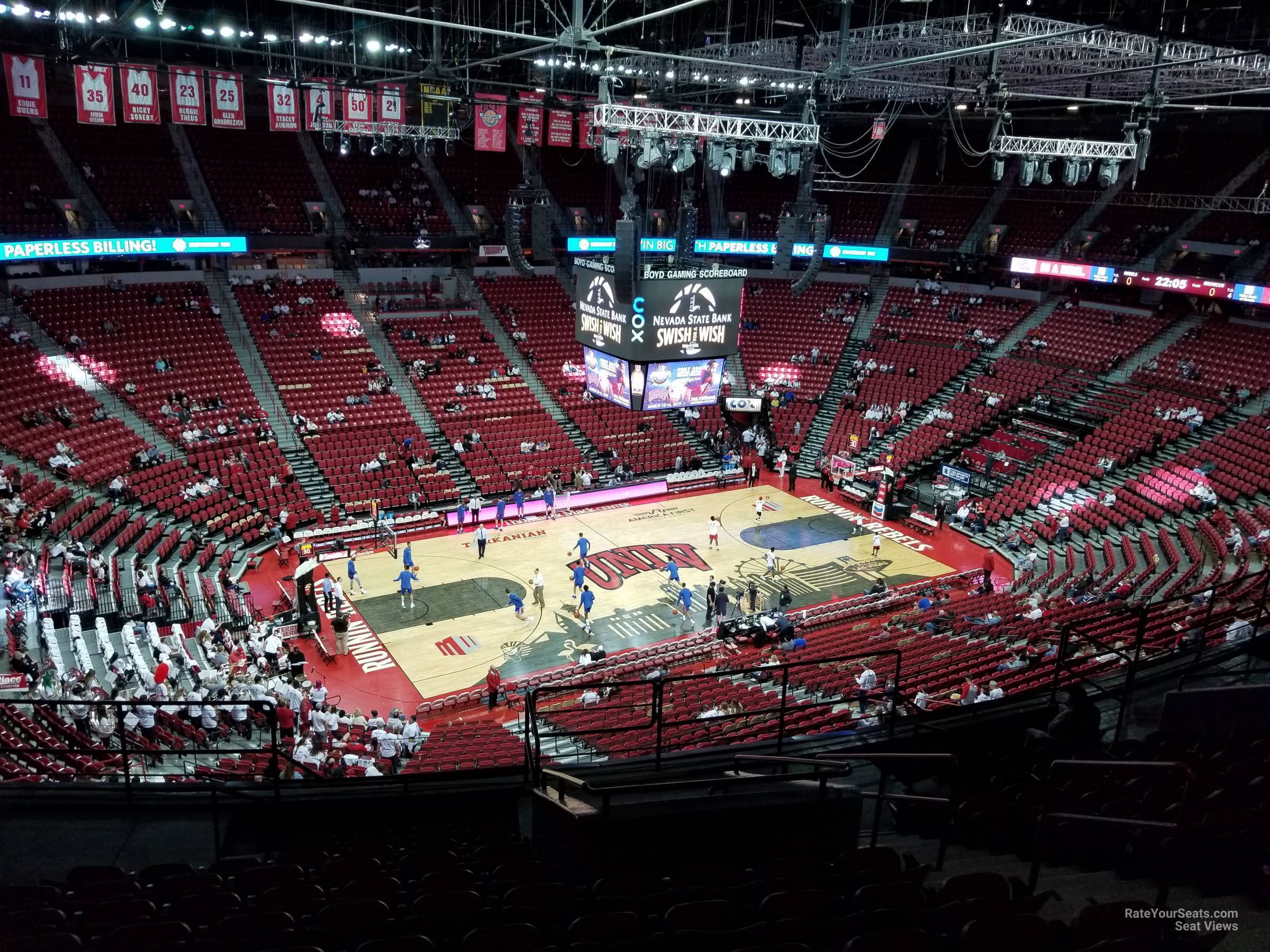 Thomas and Mack Center Section 212 - RateYourSeats.com