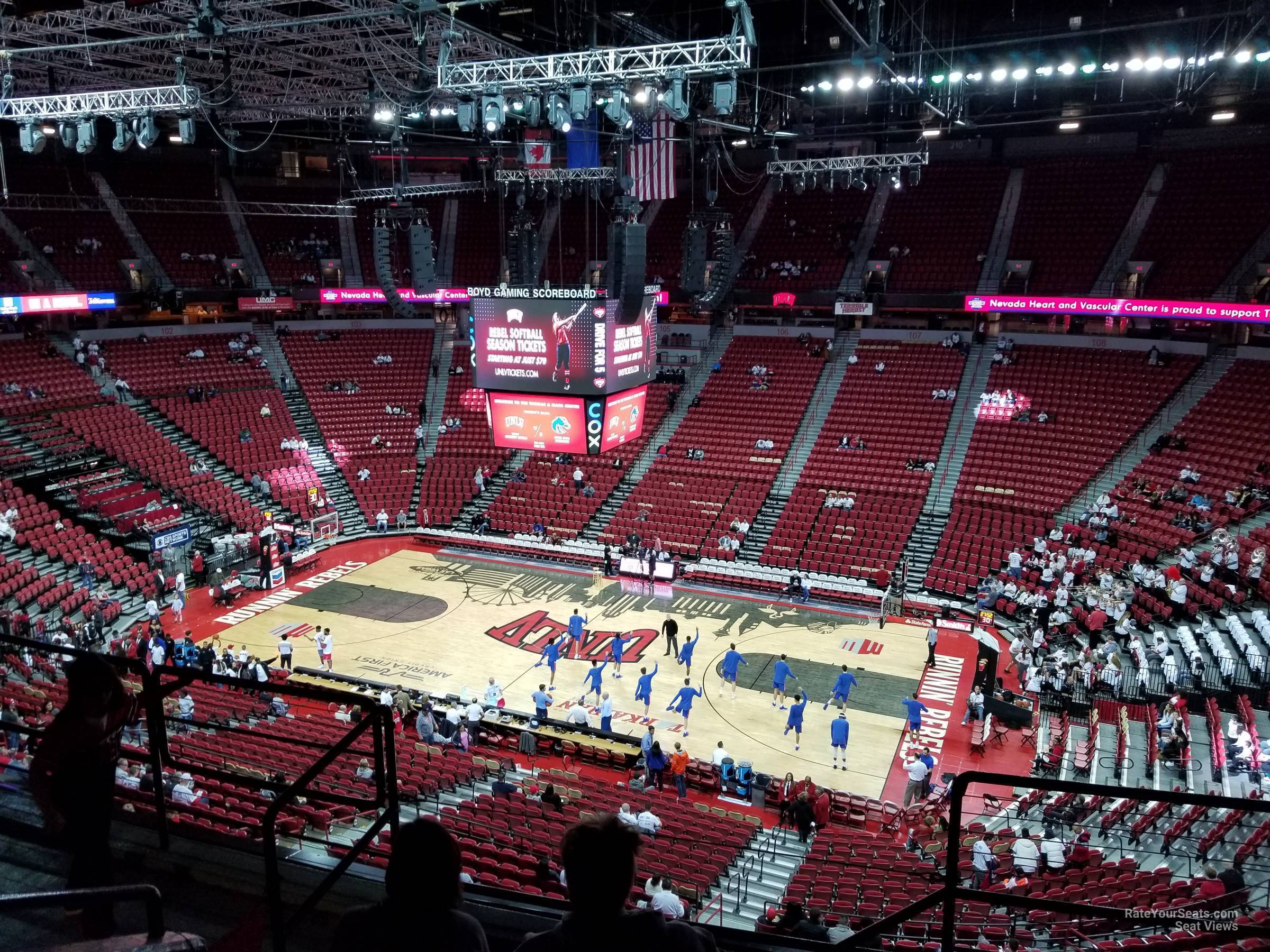 Thomas and Mack Center Section 225 - RateYourSeats.com