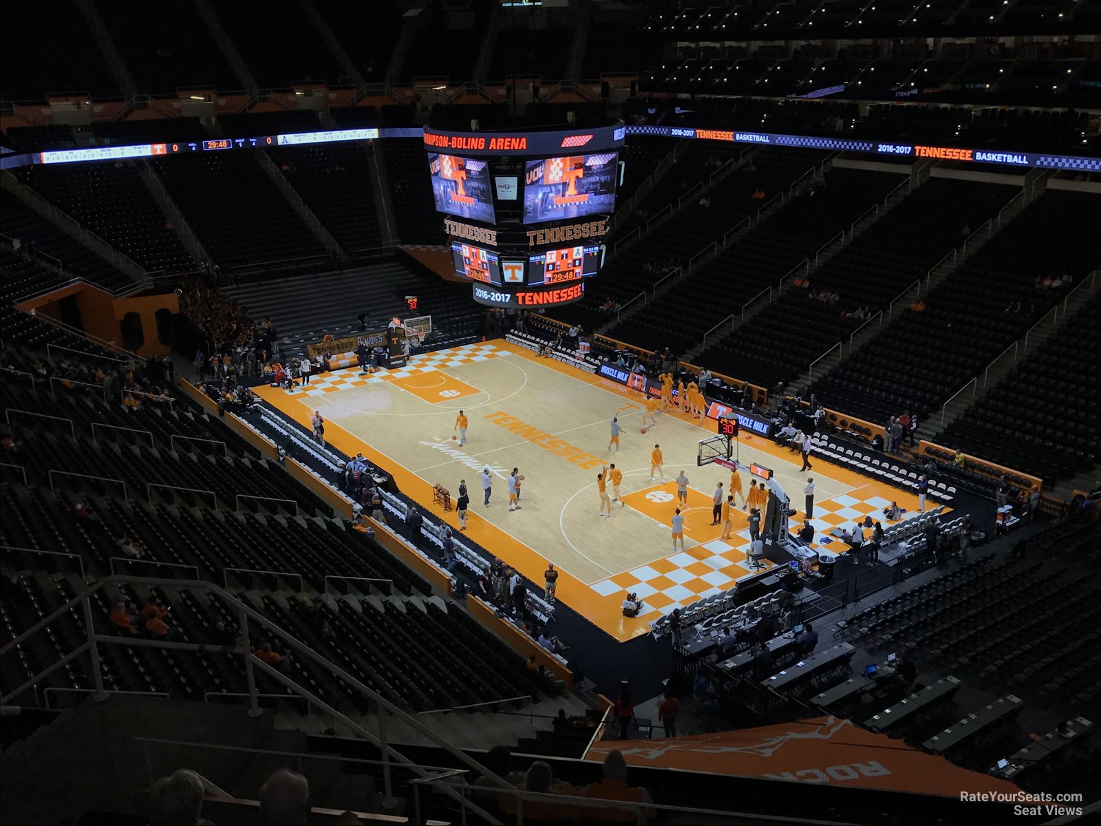section 316, row 7 seat view  - thompson-boling arena
