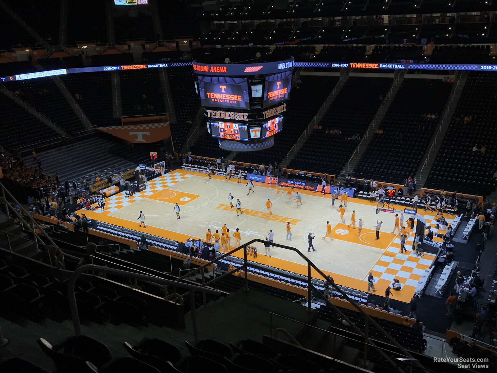 section 318, row 7 seat view  - thompson-boling arena