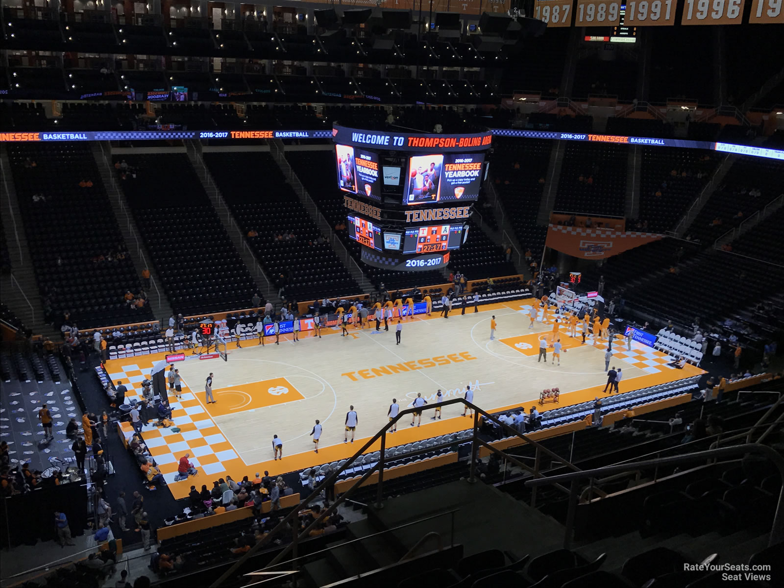 section 324, row 7 seat view  - thompson-boling arena