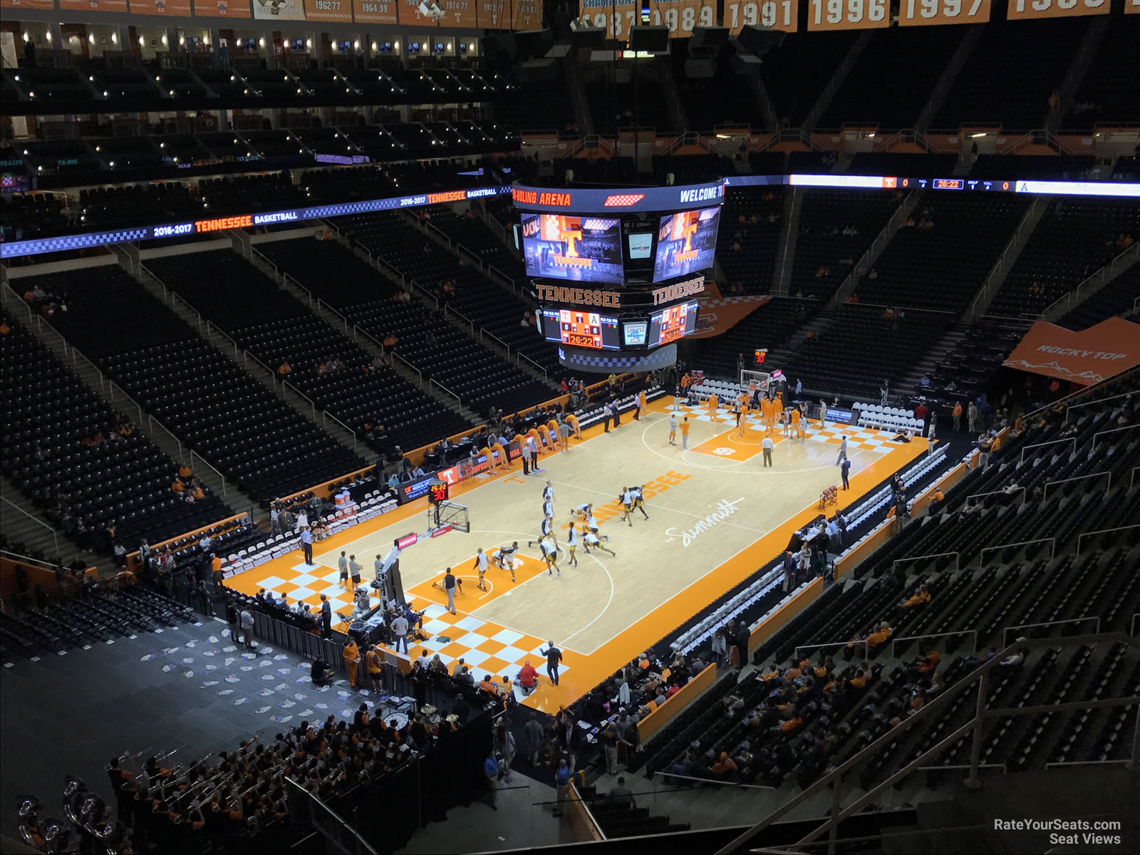 section 326, row 7 seat view  - thompson-boling arena
