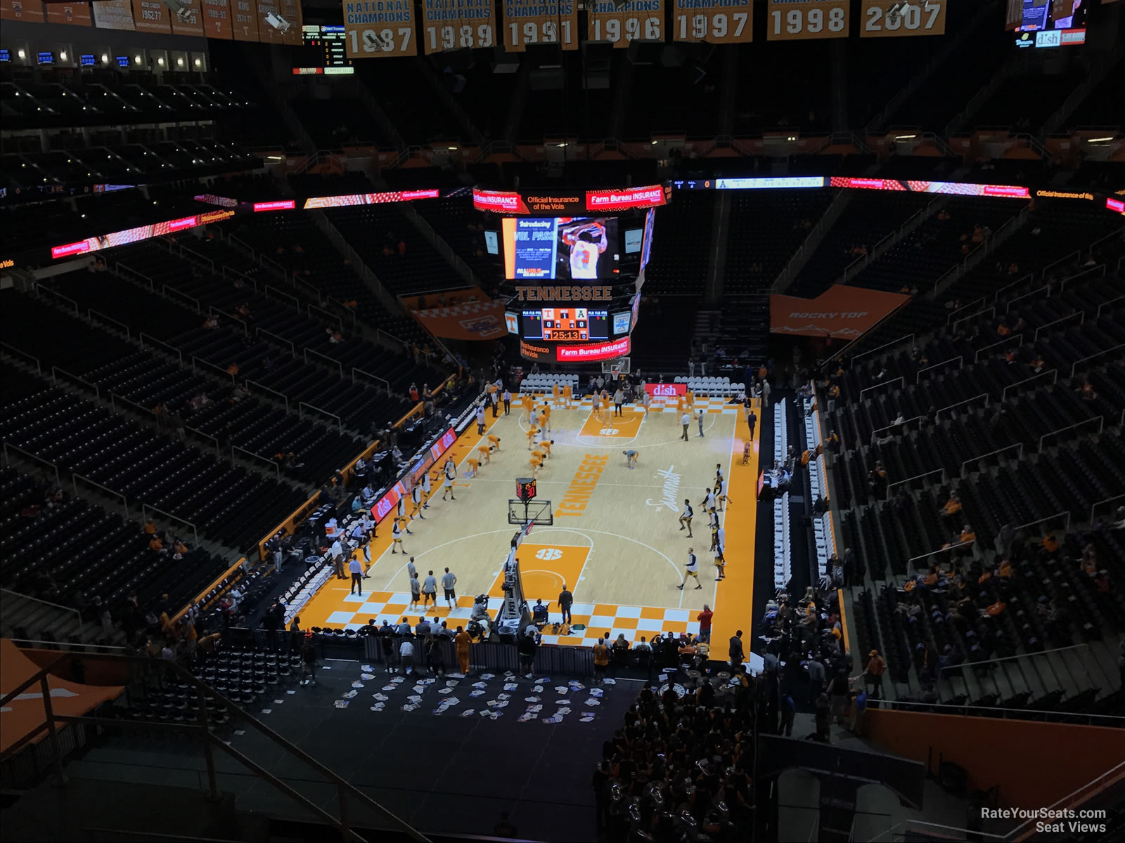 section 328, row 7 seat view  - thompson-boling arena