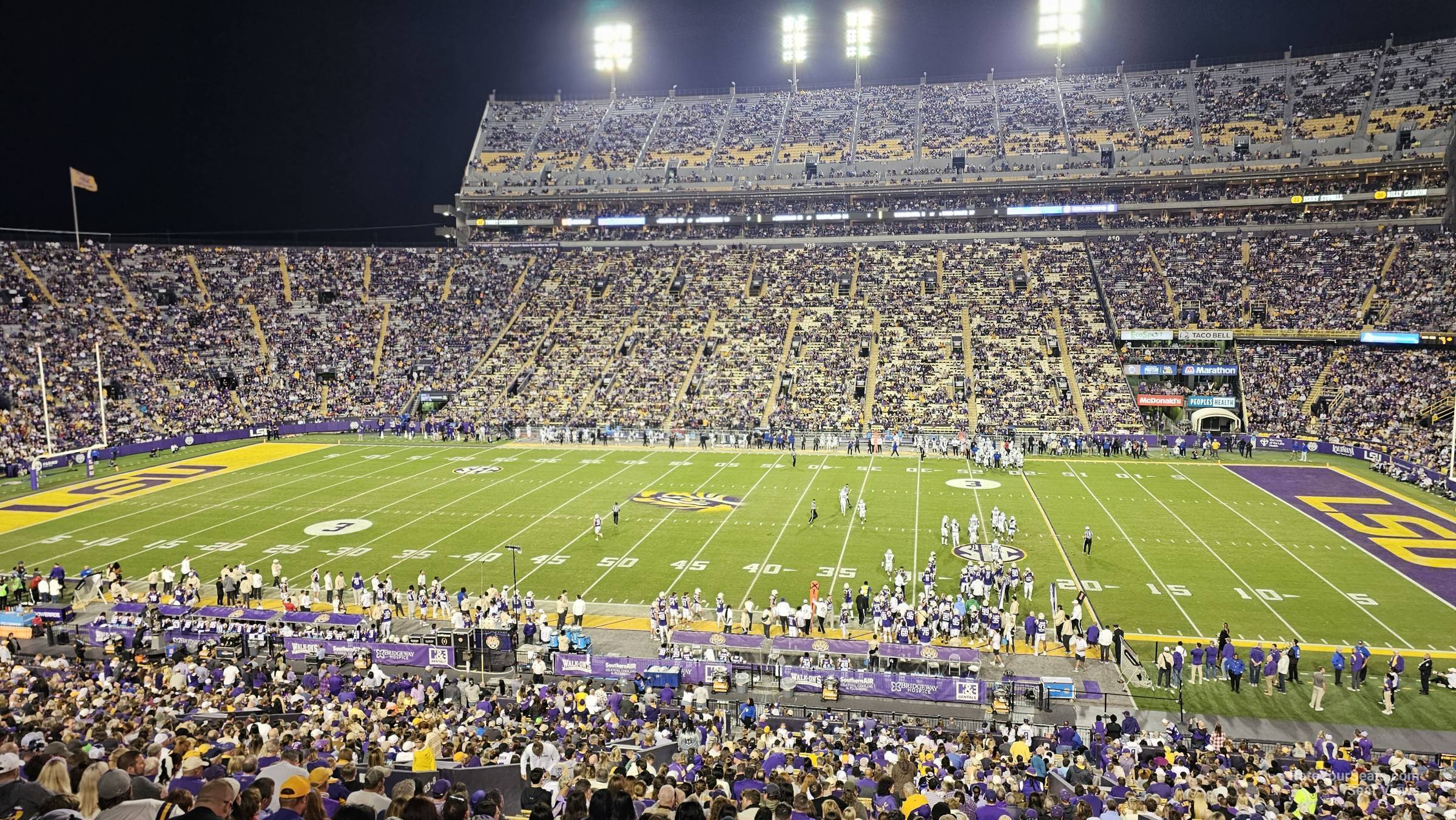section 102, row 48 seat view  - tiger stadium