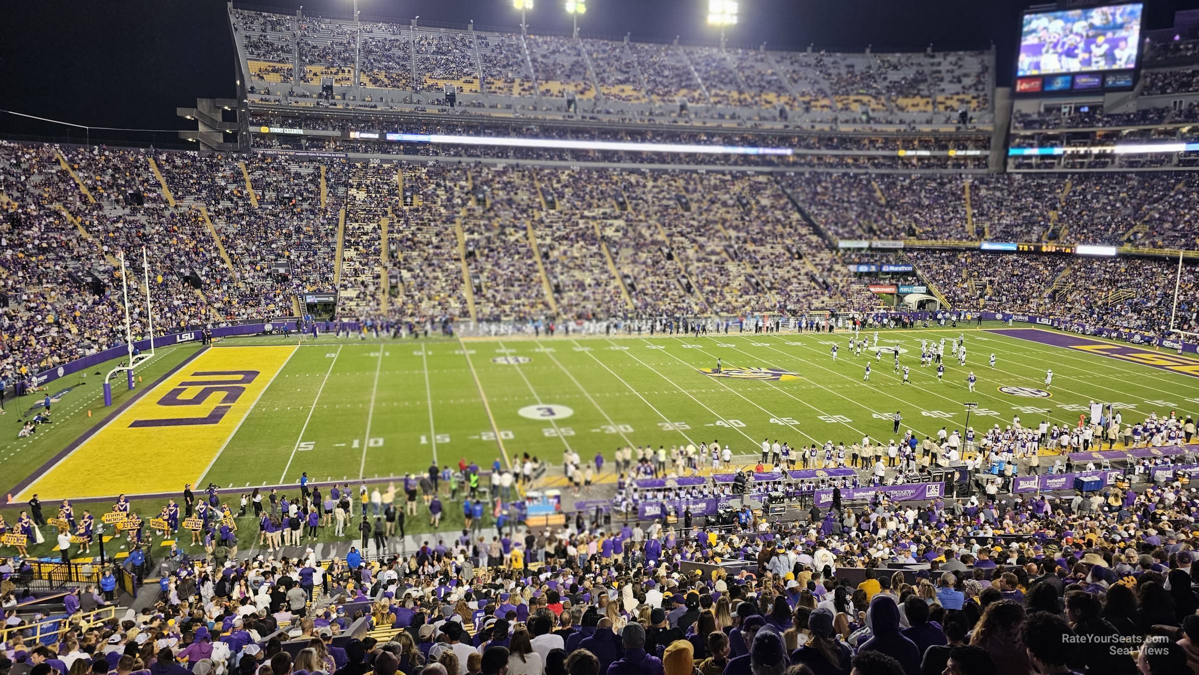 section 106, row 48 seat view  - tiger stadium