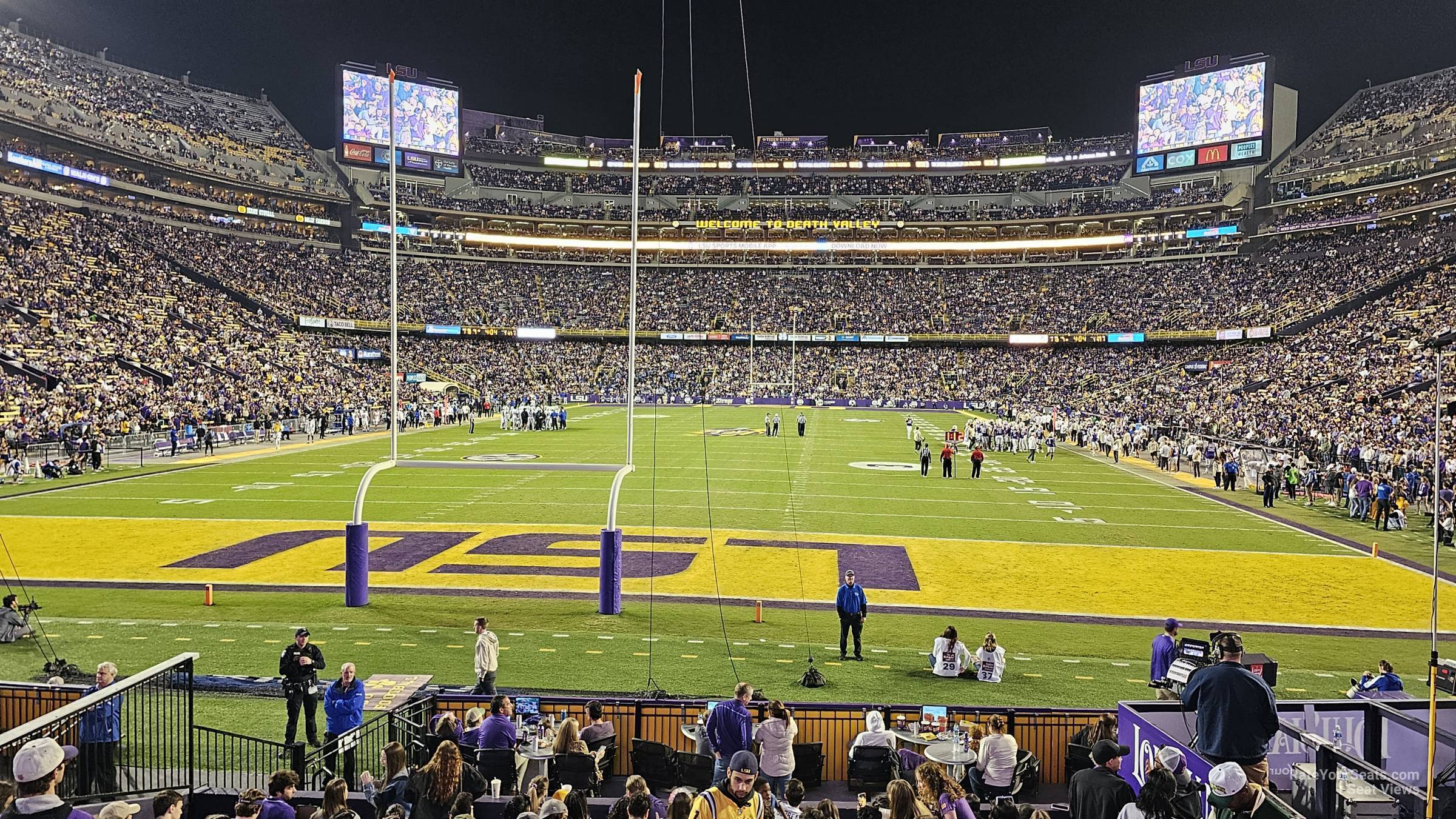 section 205, row 13 seat view  - tiger stadium