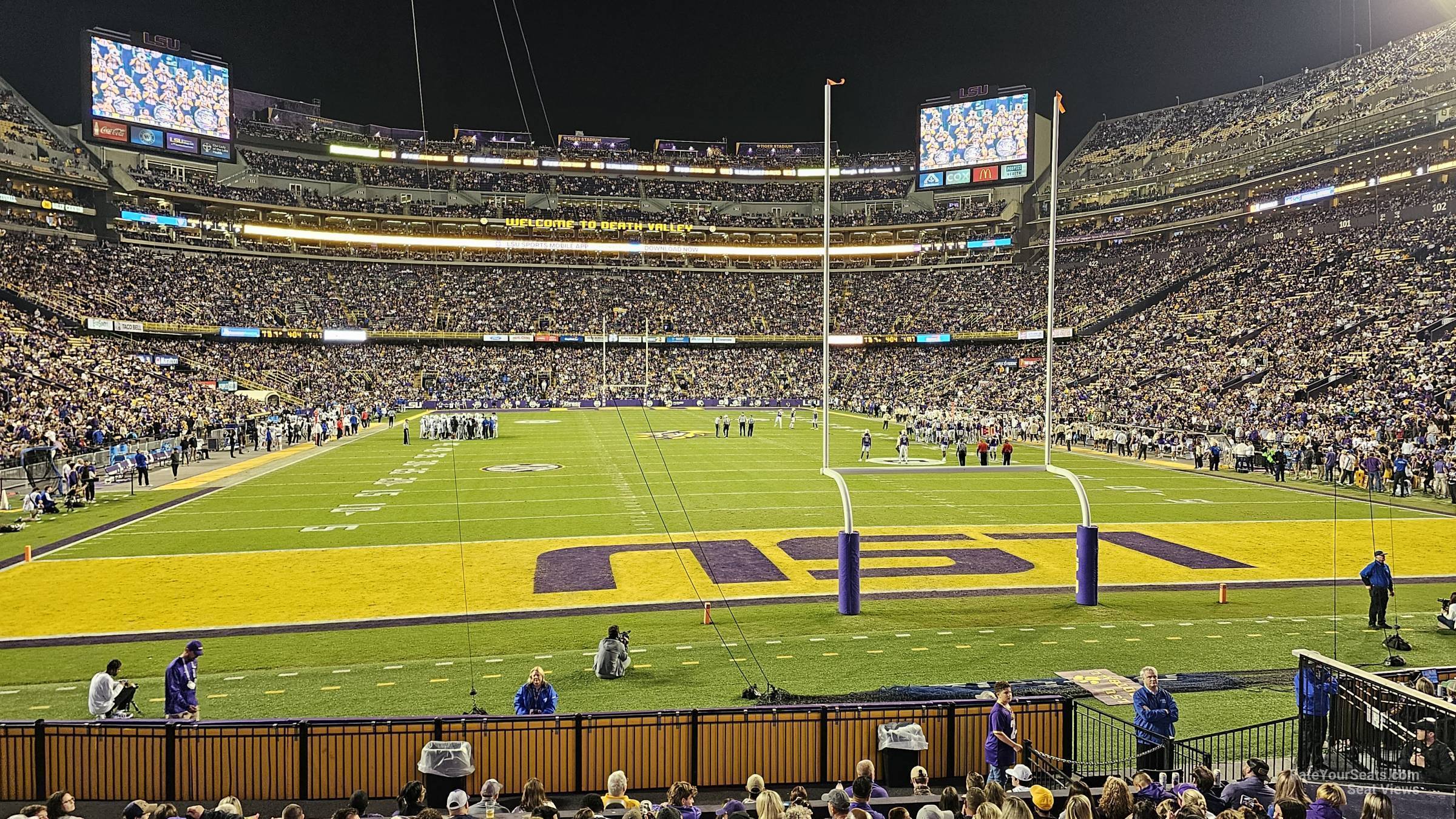 section 206, row 13 seat view  - tiger stadium