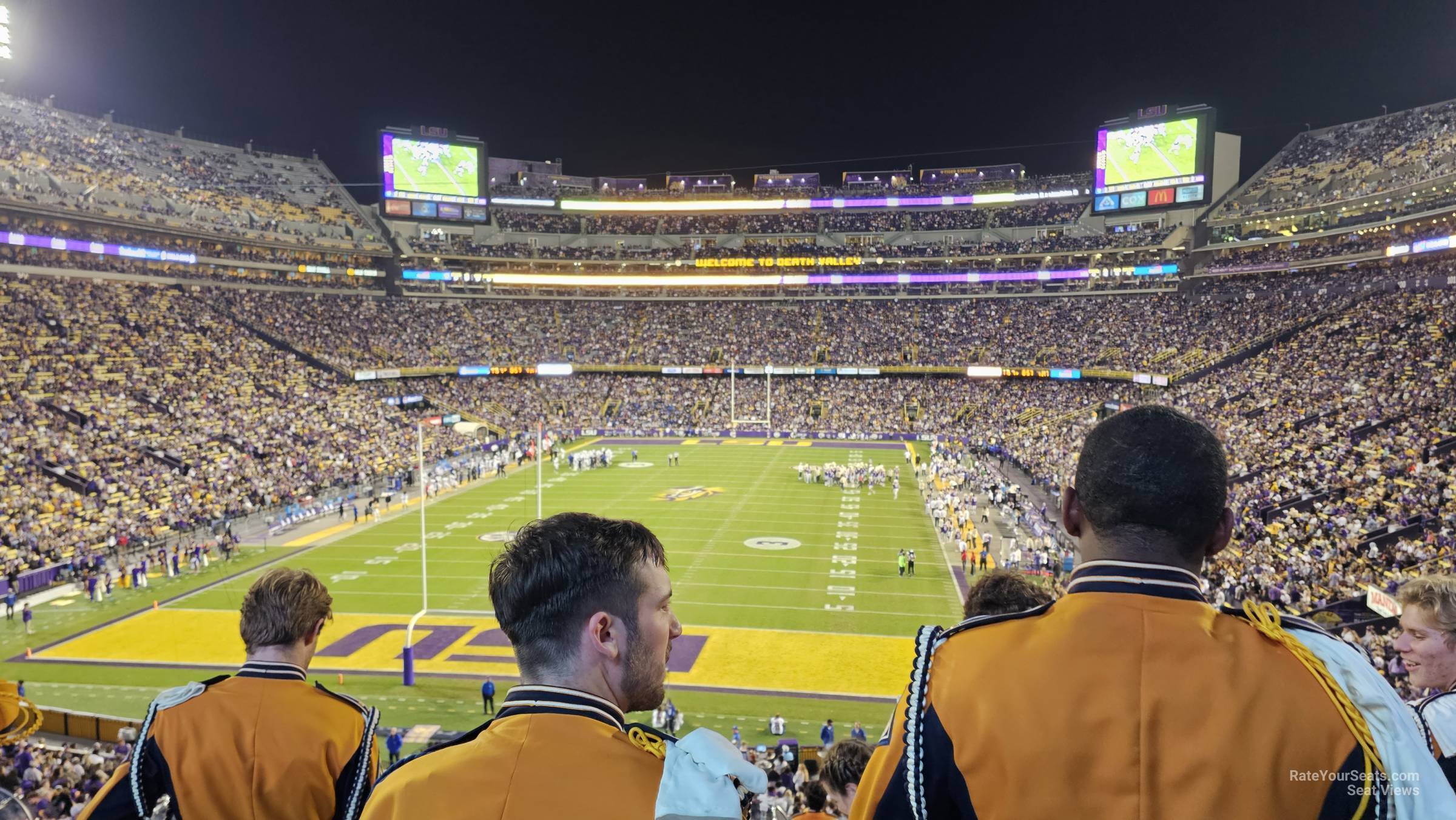 section 231, row 1 seat view  - tiger stadium