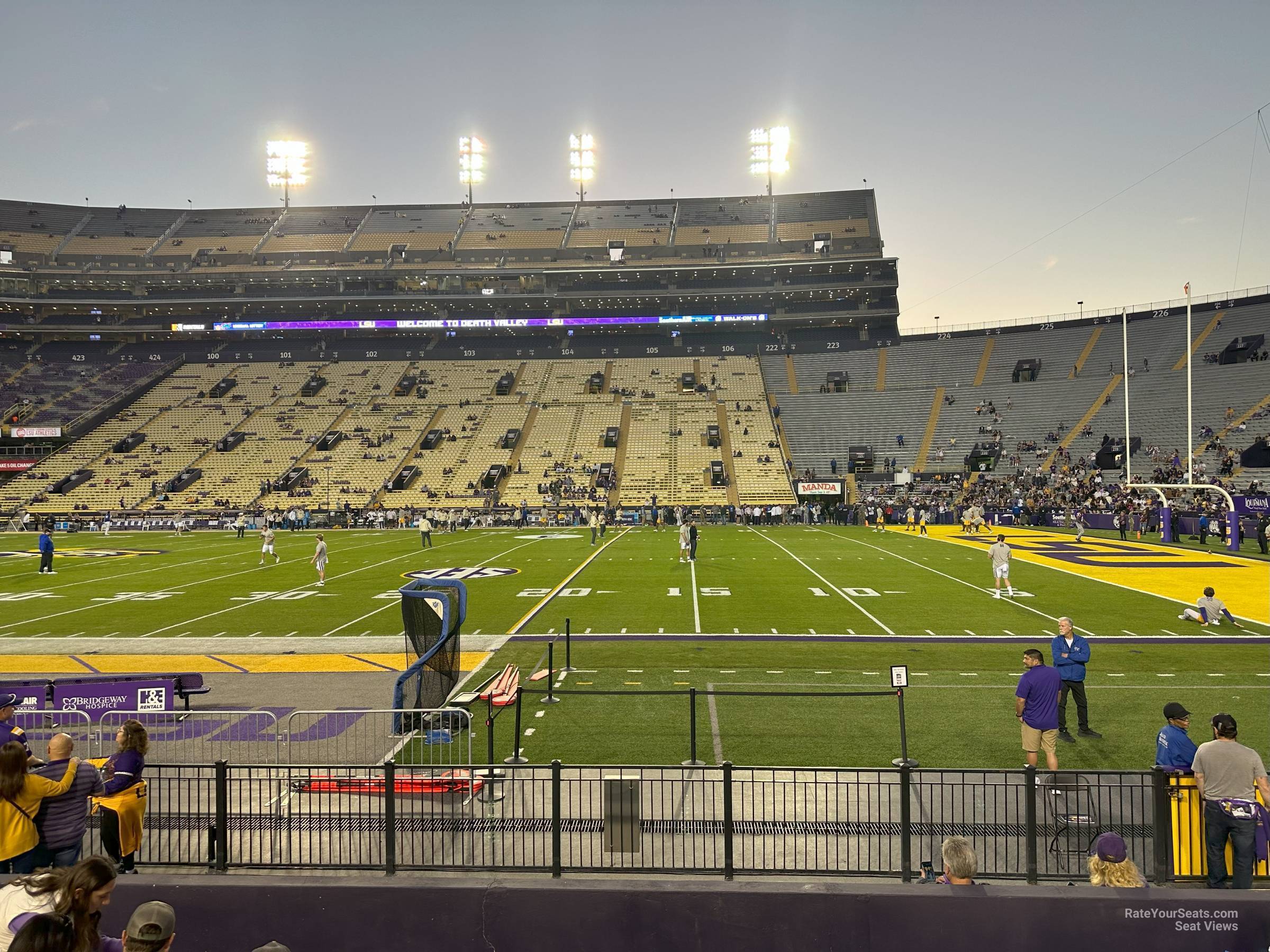 section 301, row 10 seat view  - tiger stadium