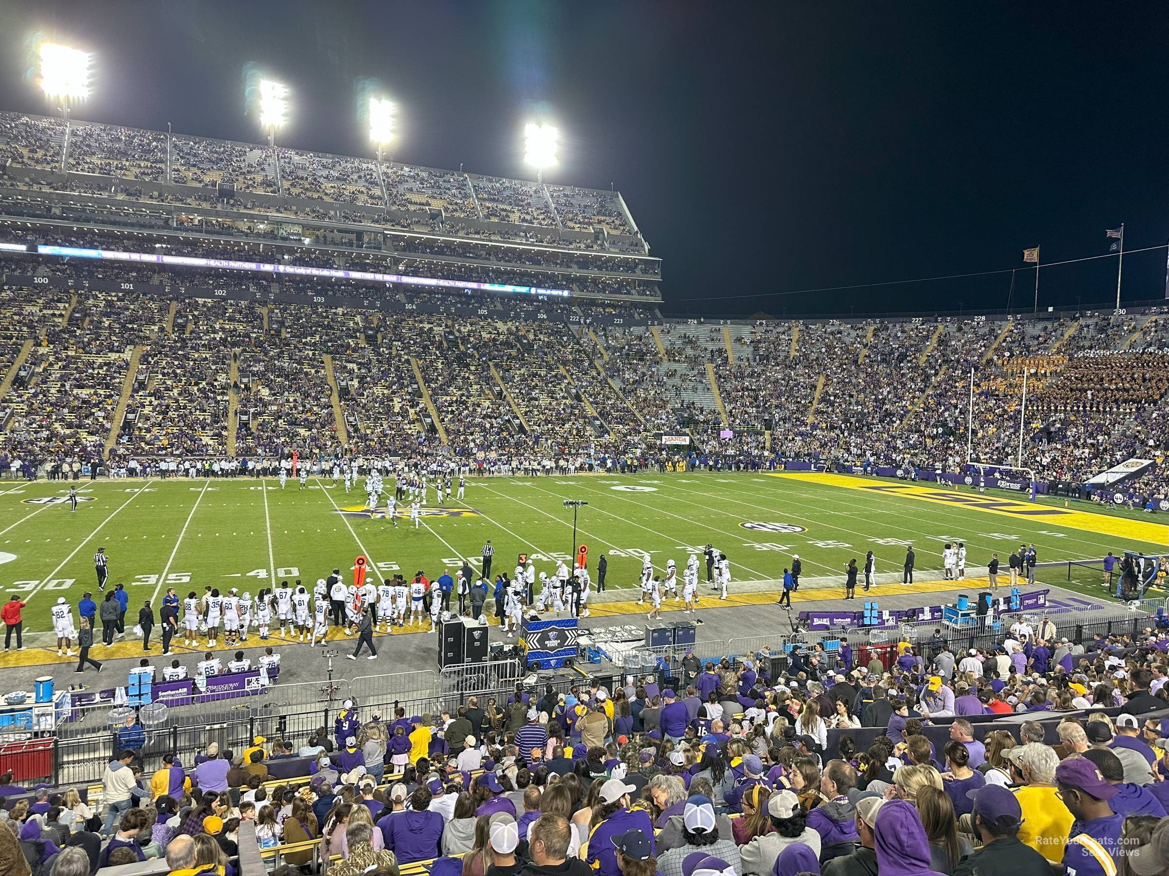 section 303, row 23 seat view  - tiger stadium