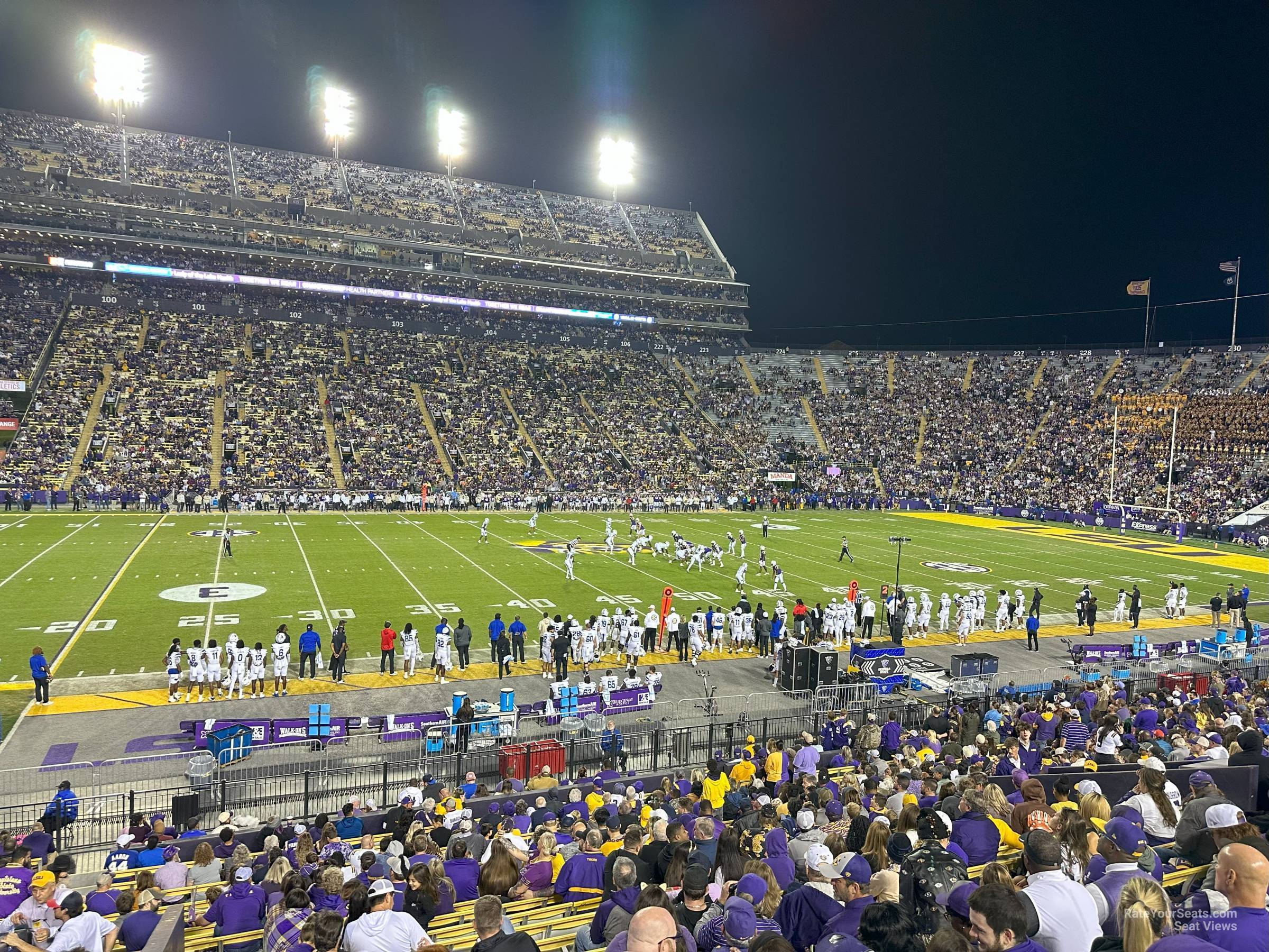 section 304, row 23 seat view  - tiger stadium