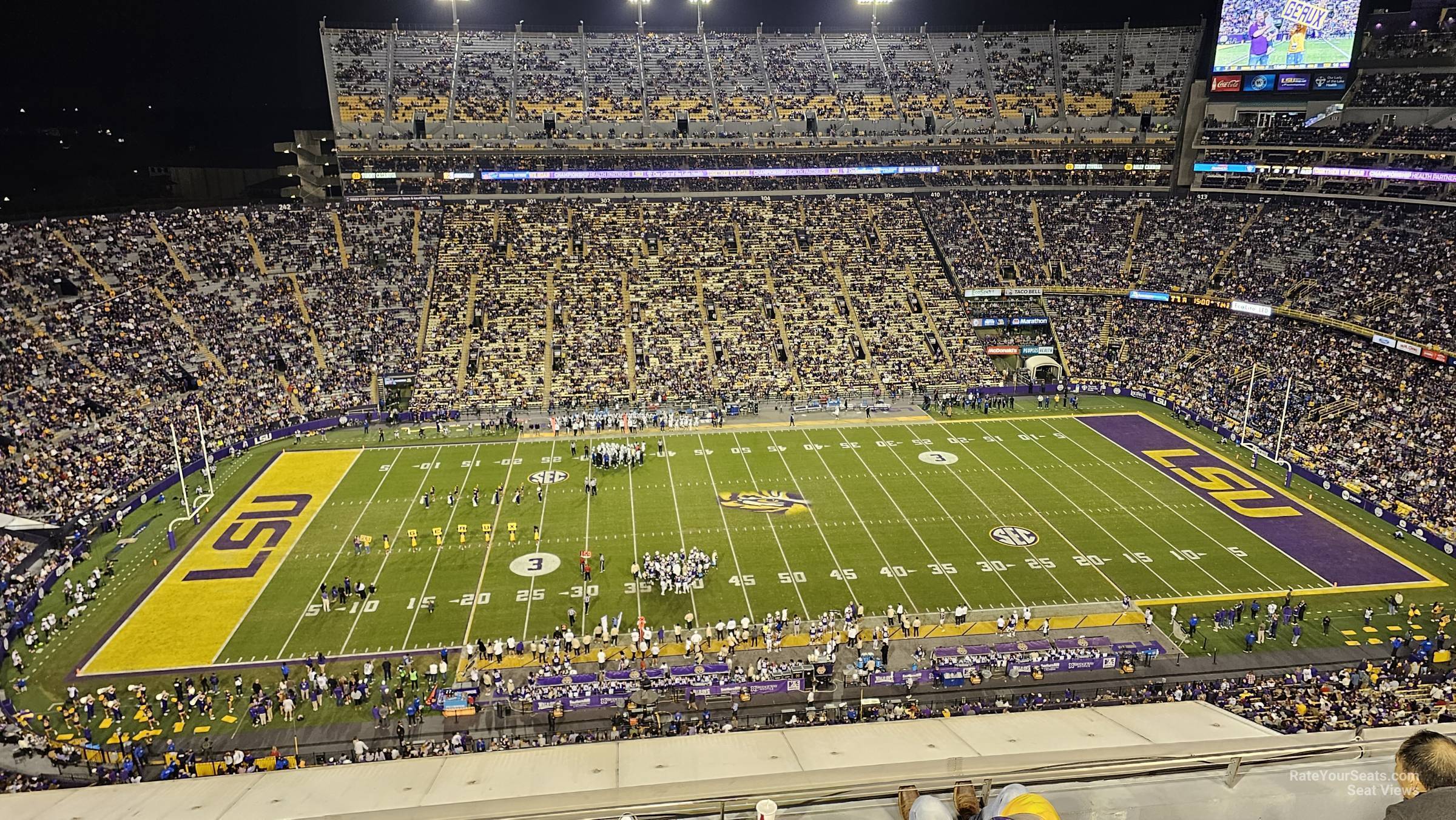 section 517, row 4 seat view  - tiger stadium