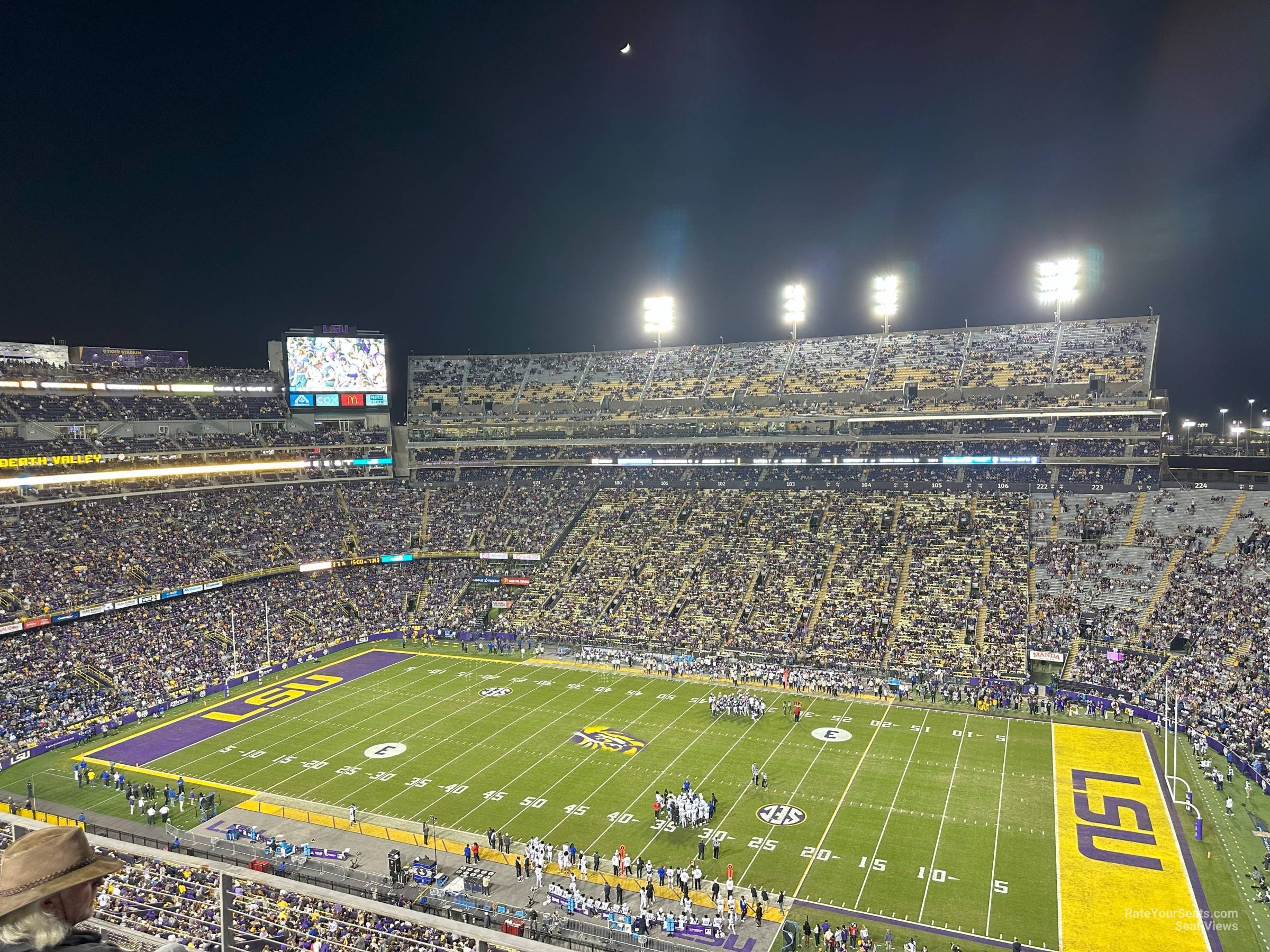 section 632, row d seat view  - tiger stadium