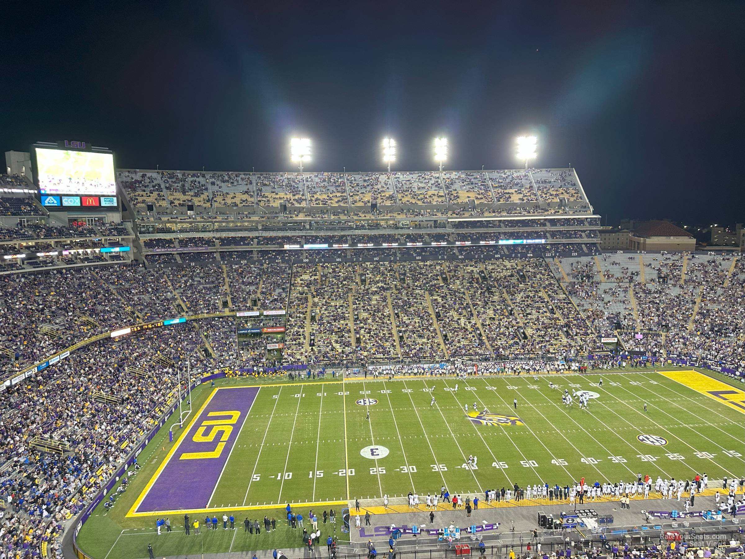 section 638, row d seat view  - tiger stadium