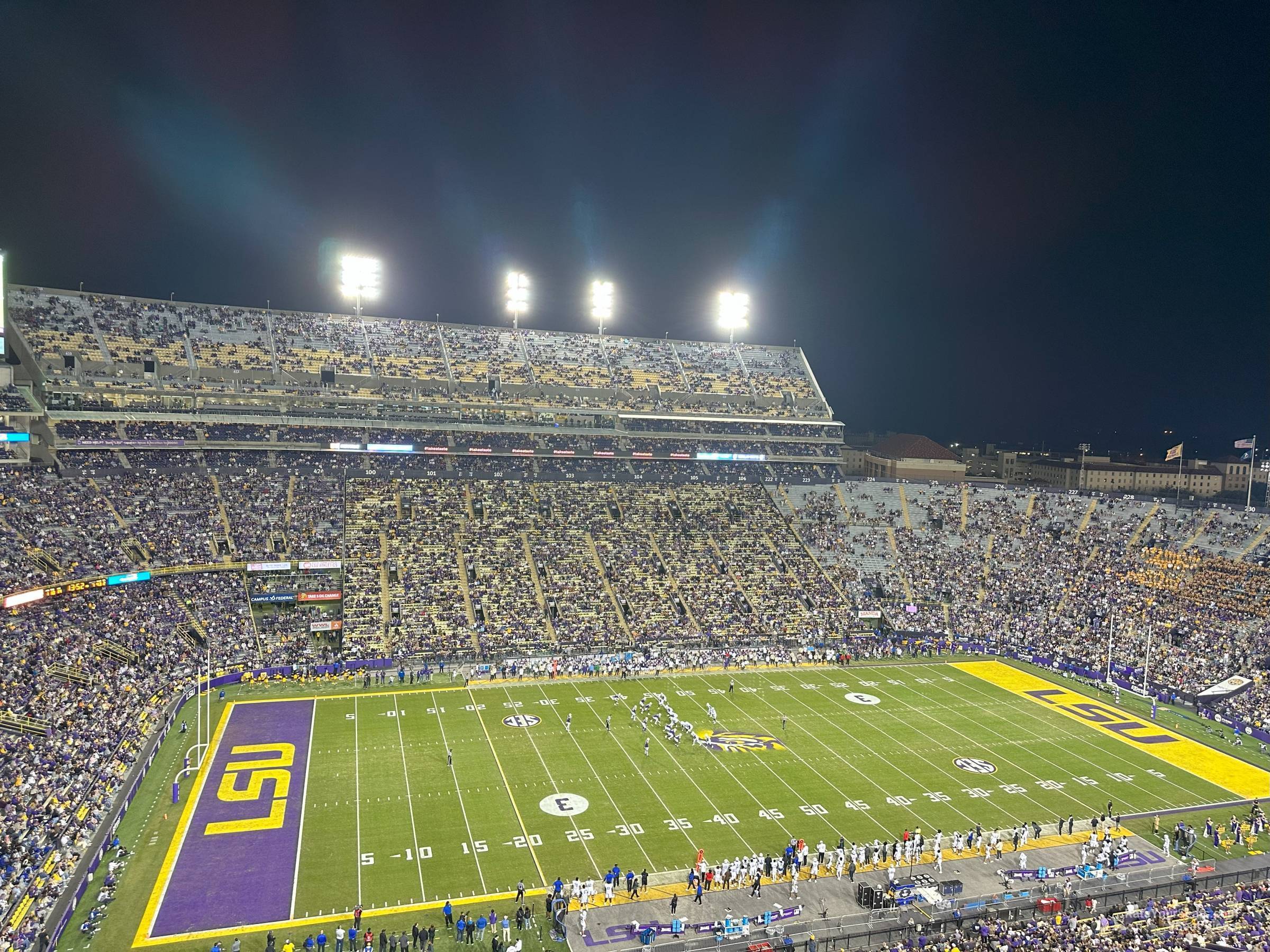 section 639, row d seat view  - tiger stadium
