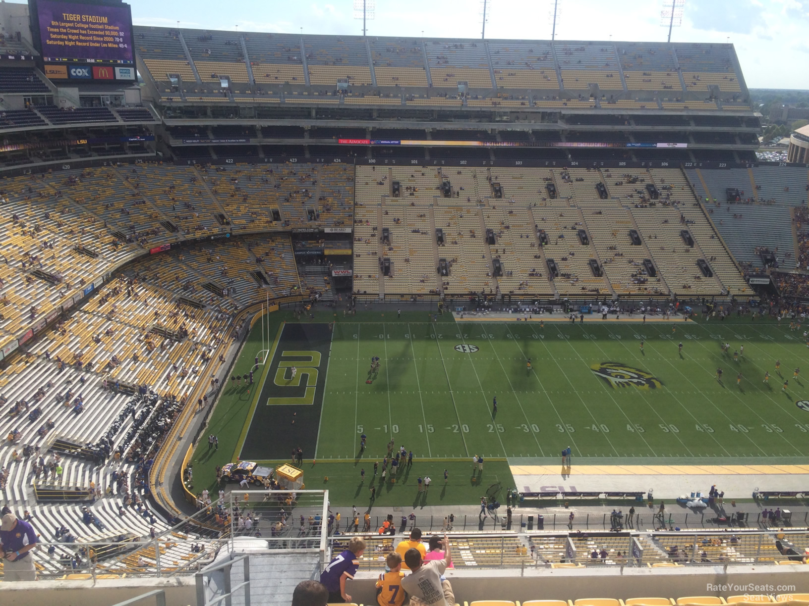 Tiger Stadium Seat Map