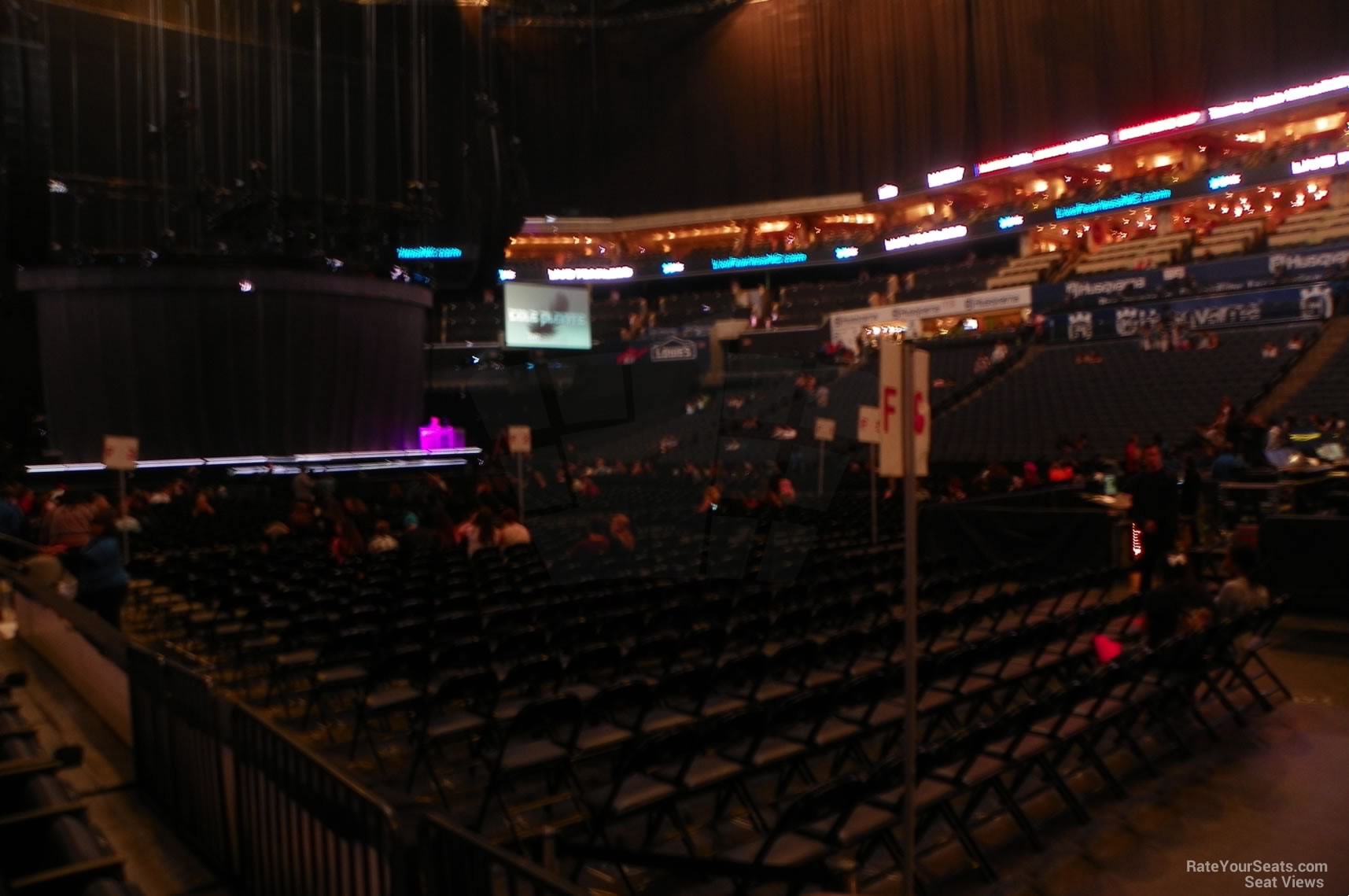 section 104, row a seat view  for concert - spectrum center