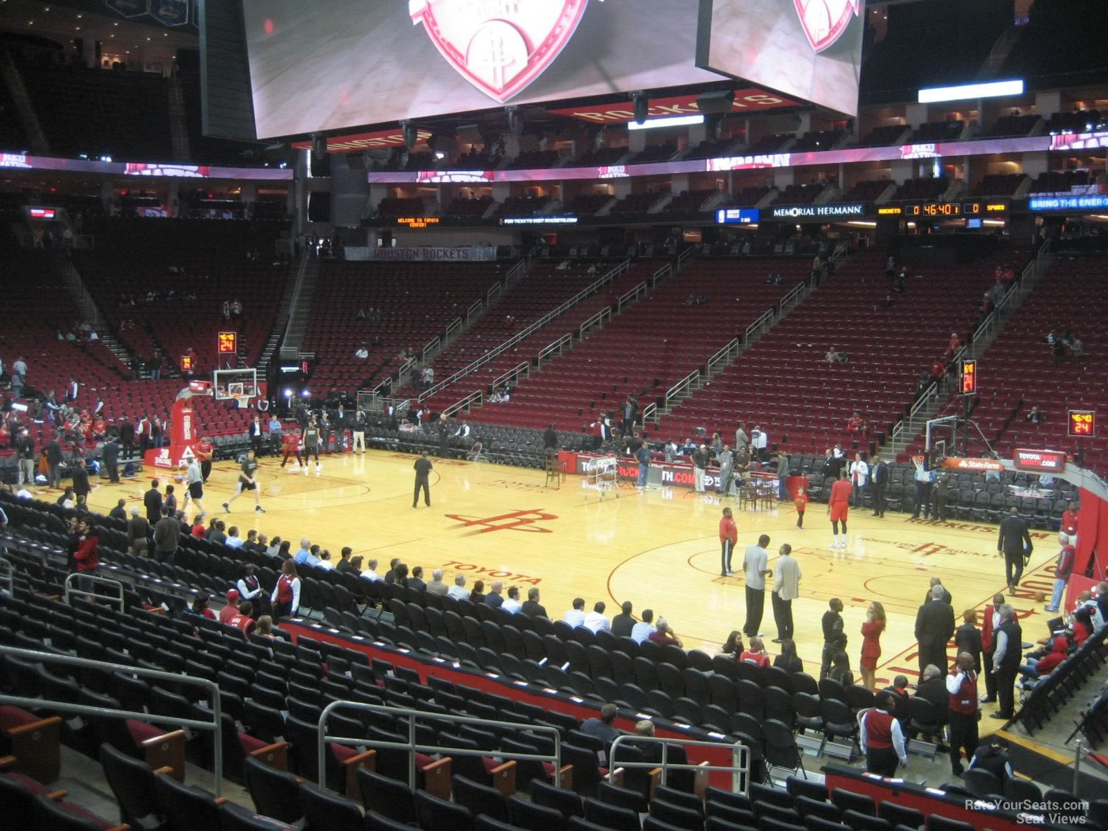 Section 104 at Toyota Center Houston Rockets RateYourSeats com