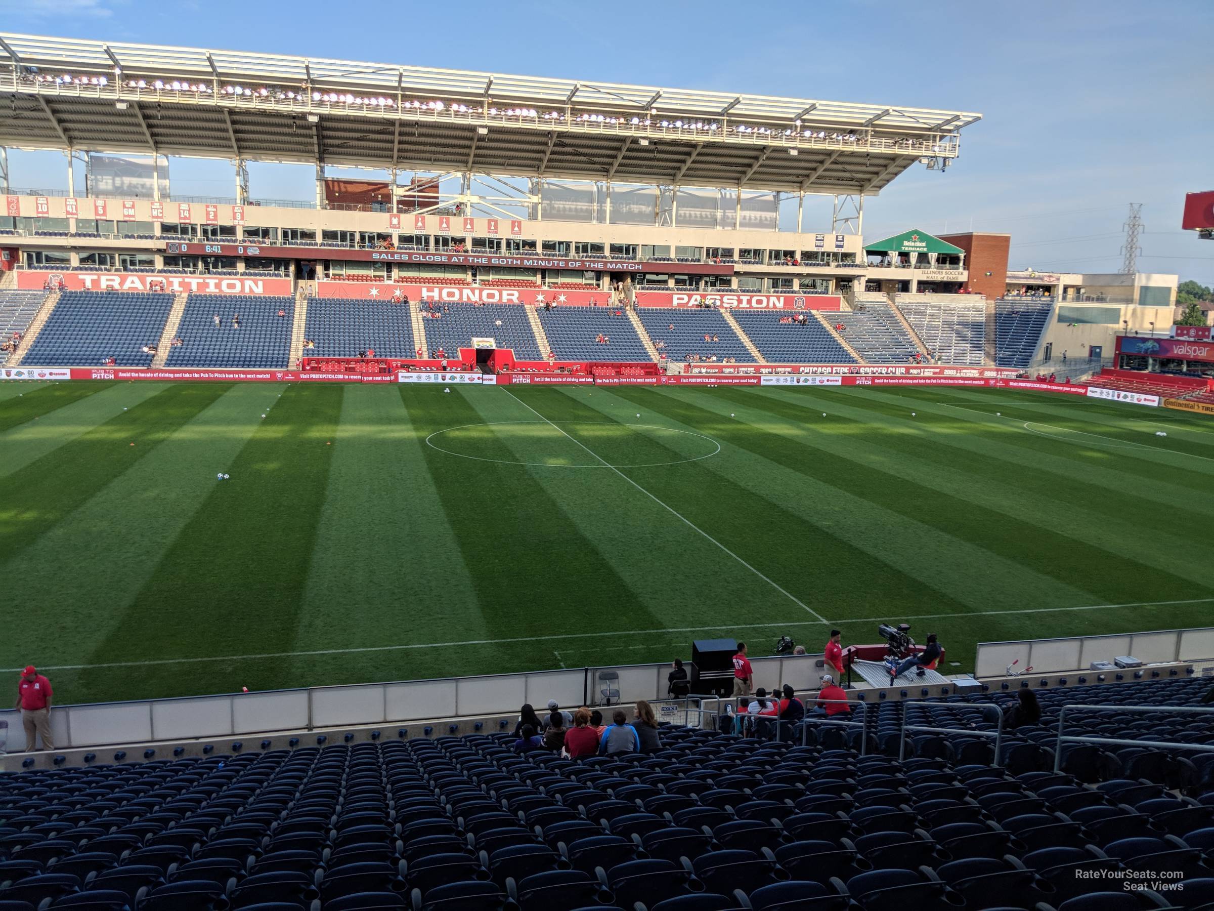 Seatgeek Stadium Section 108 - RateYourSeats.com