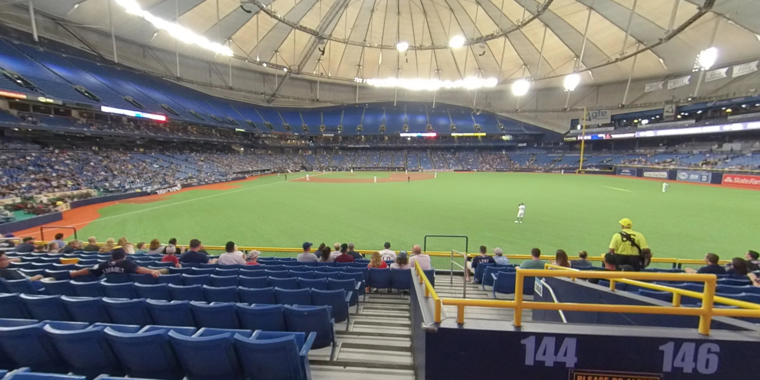 section 146 panoramic seat view  for baseball - tropicana field