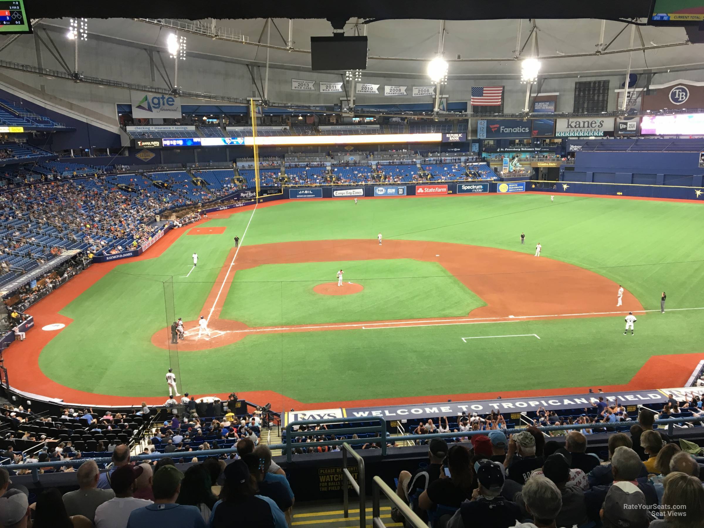 Indoor baseball: A review of Tropicana Field – Section 411