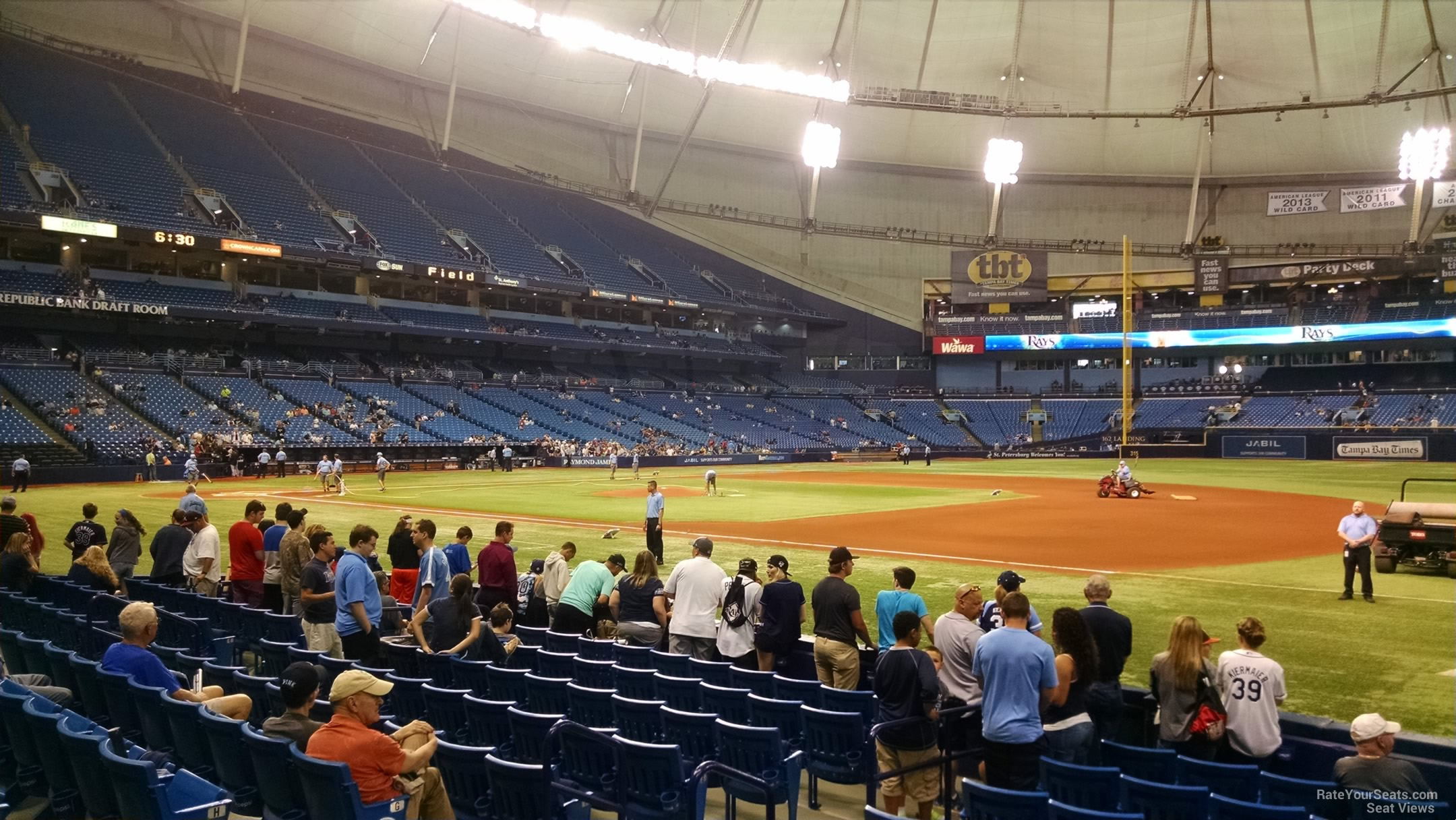 Indoor baseball: A review of Tropicana Field – Section 411