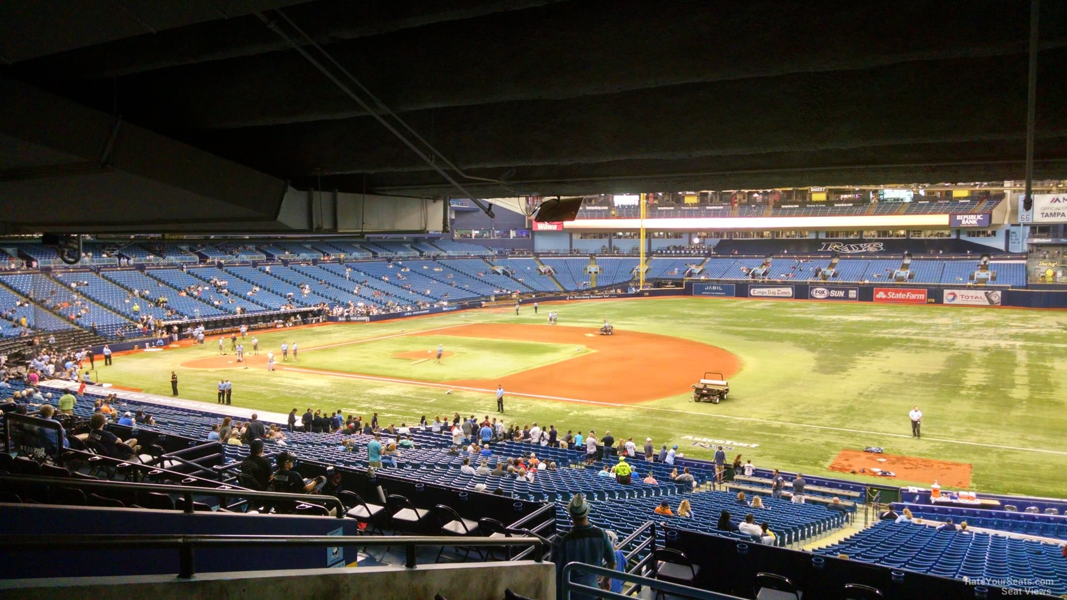 Indoor baseball: A review of Tropicana Field – Section 411