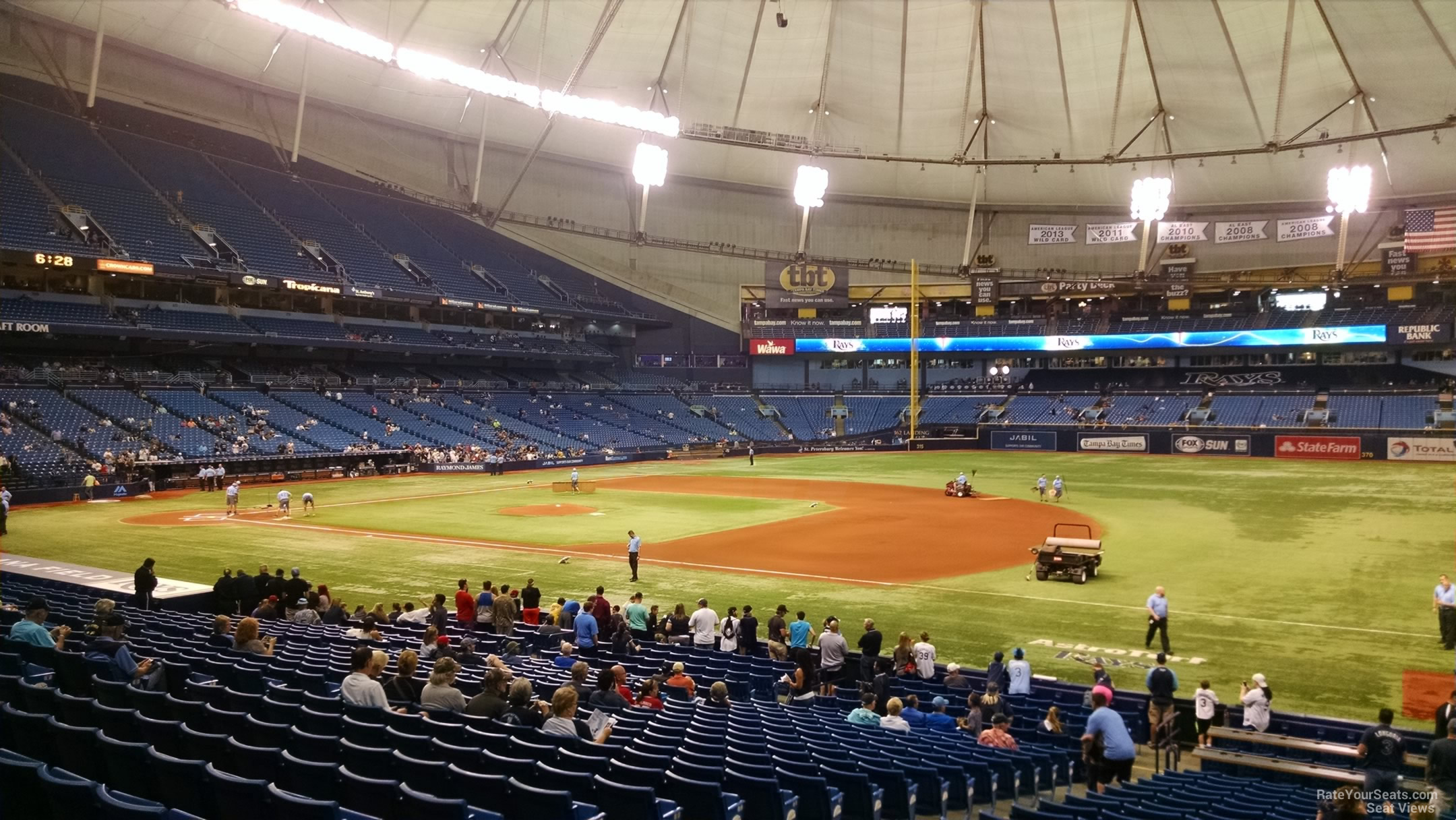 Section 126 at Tropicana Field 