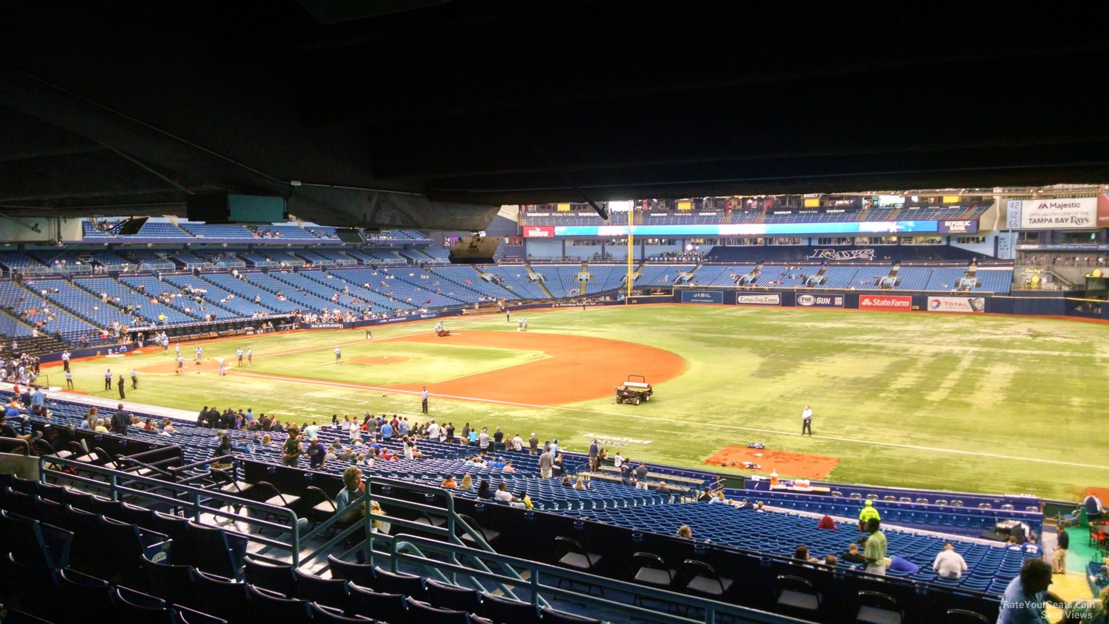 Section 126 at Tropicana Field 