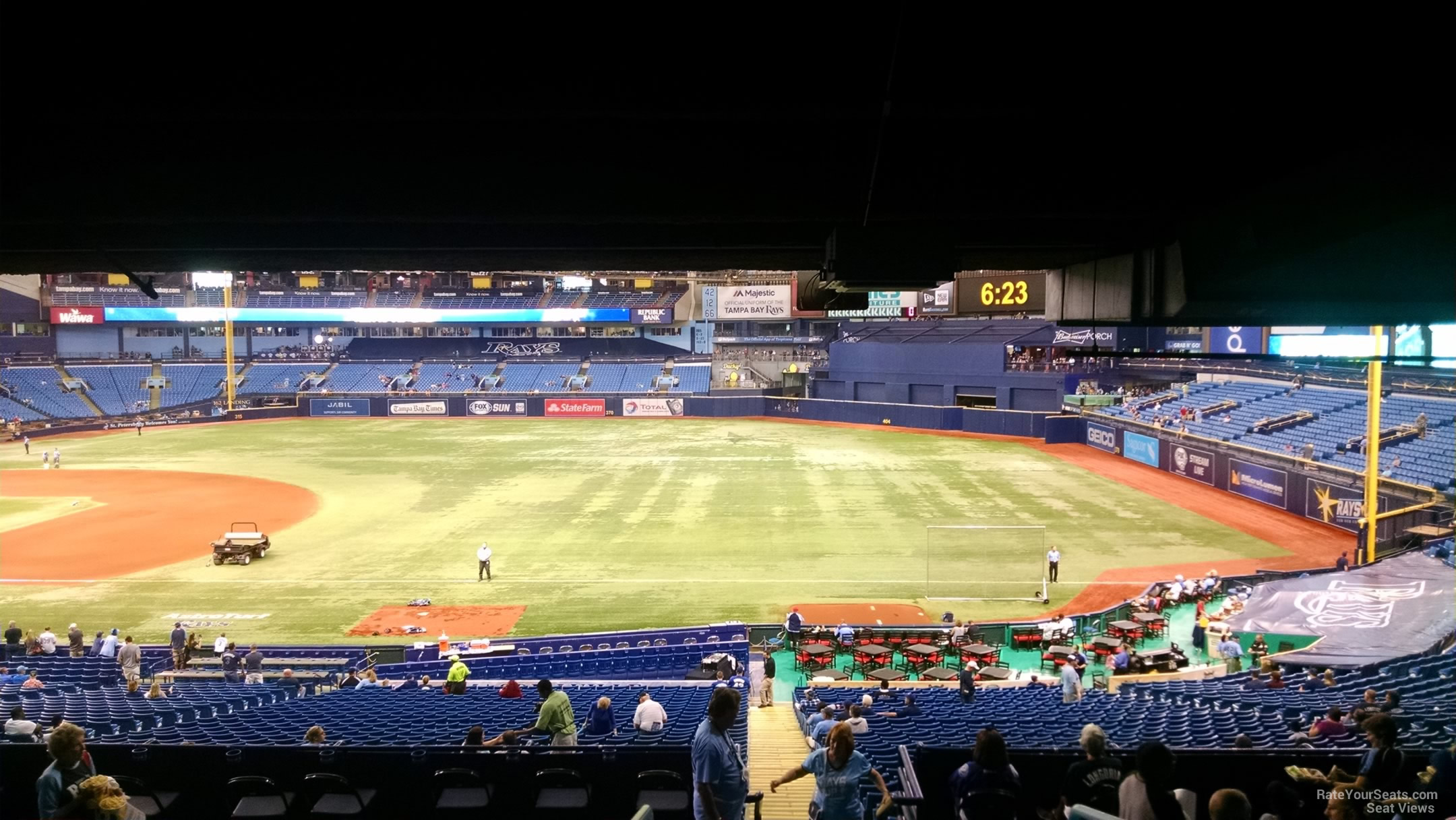 Section 126 at Tropicana Field 