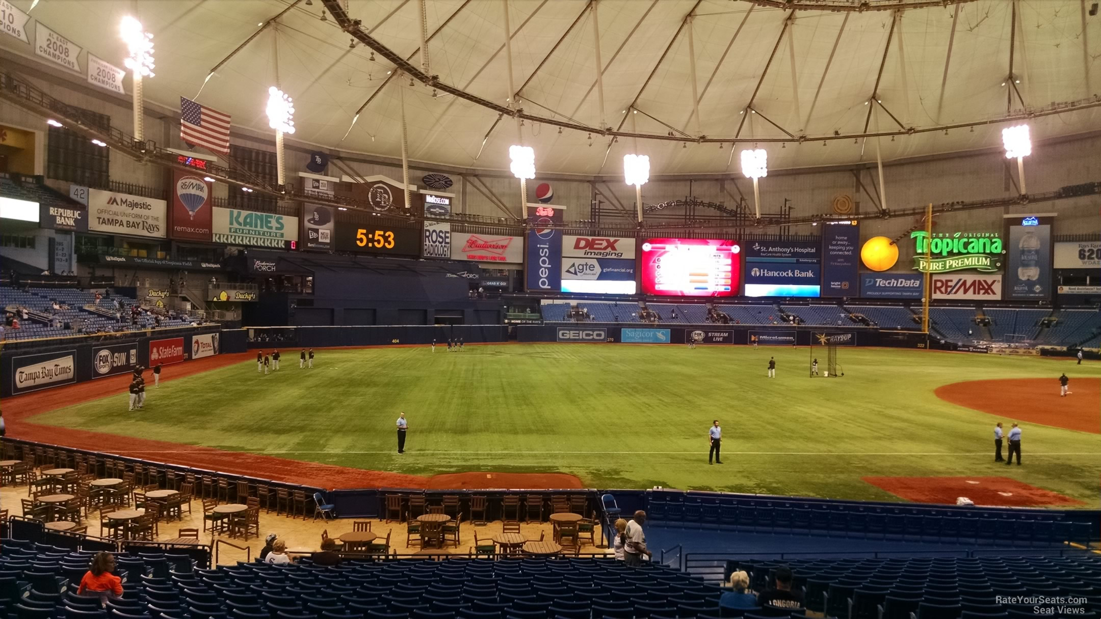 Tropicana Field Seating Chart Section 129 – Two Birds Home