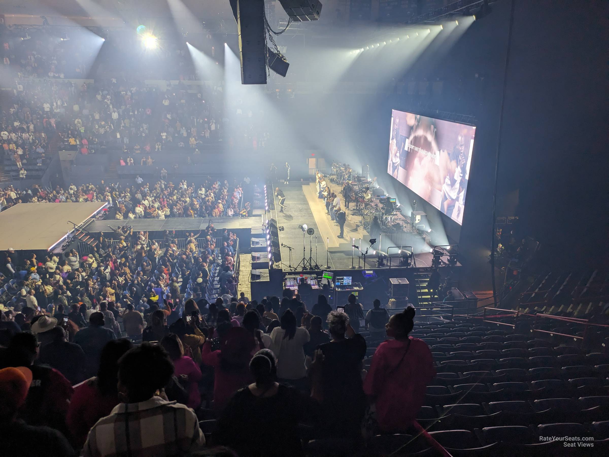 view from section f row 17 seat view - uno lakefront arena