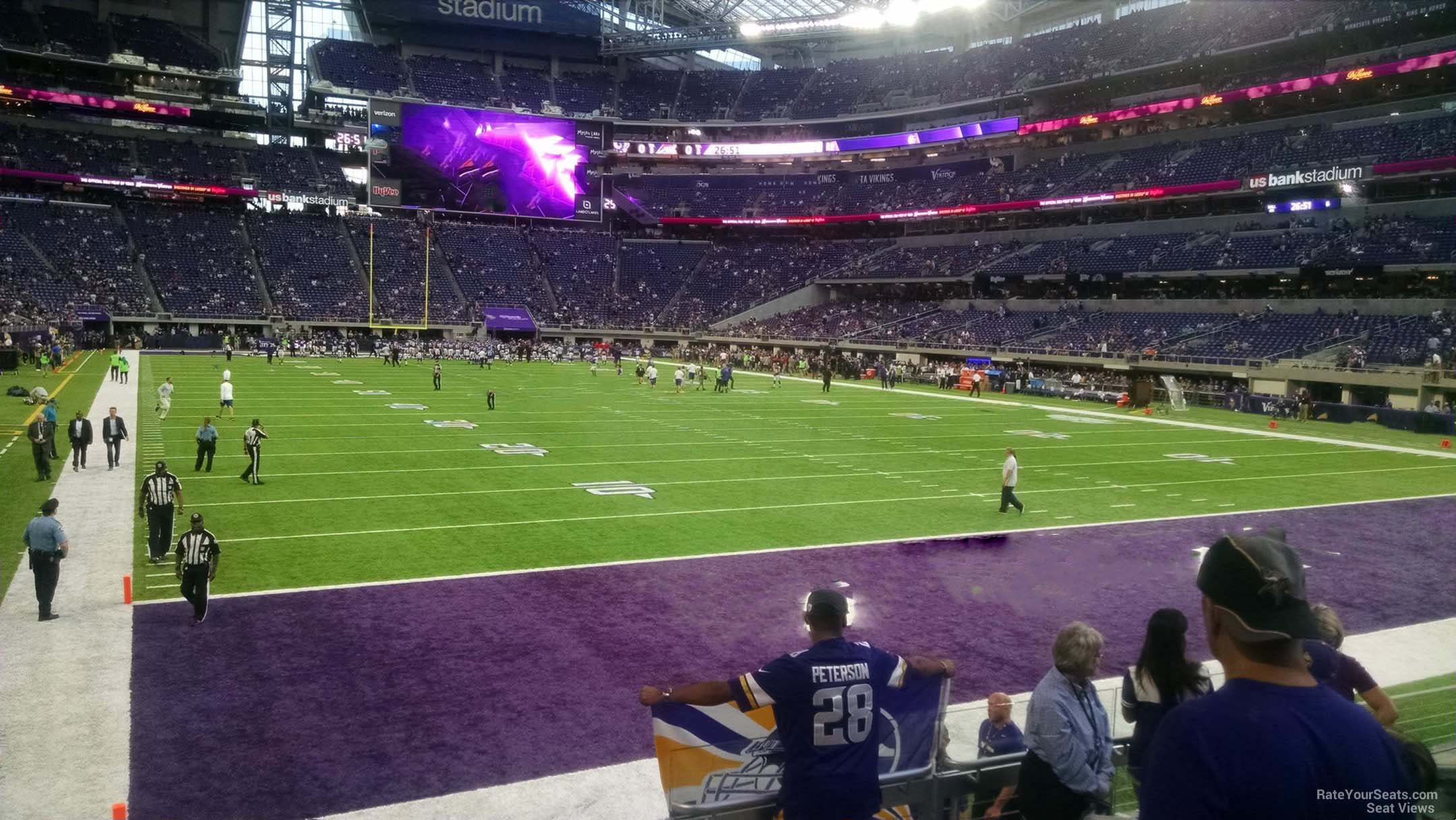 Section 101 at U.S. Bank Stadium - RateYourSeats.com