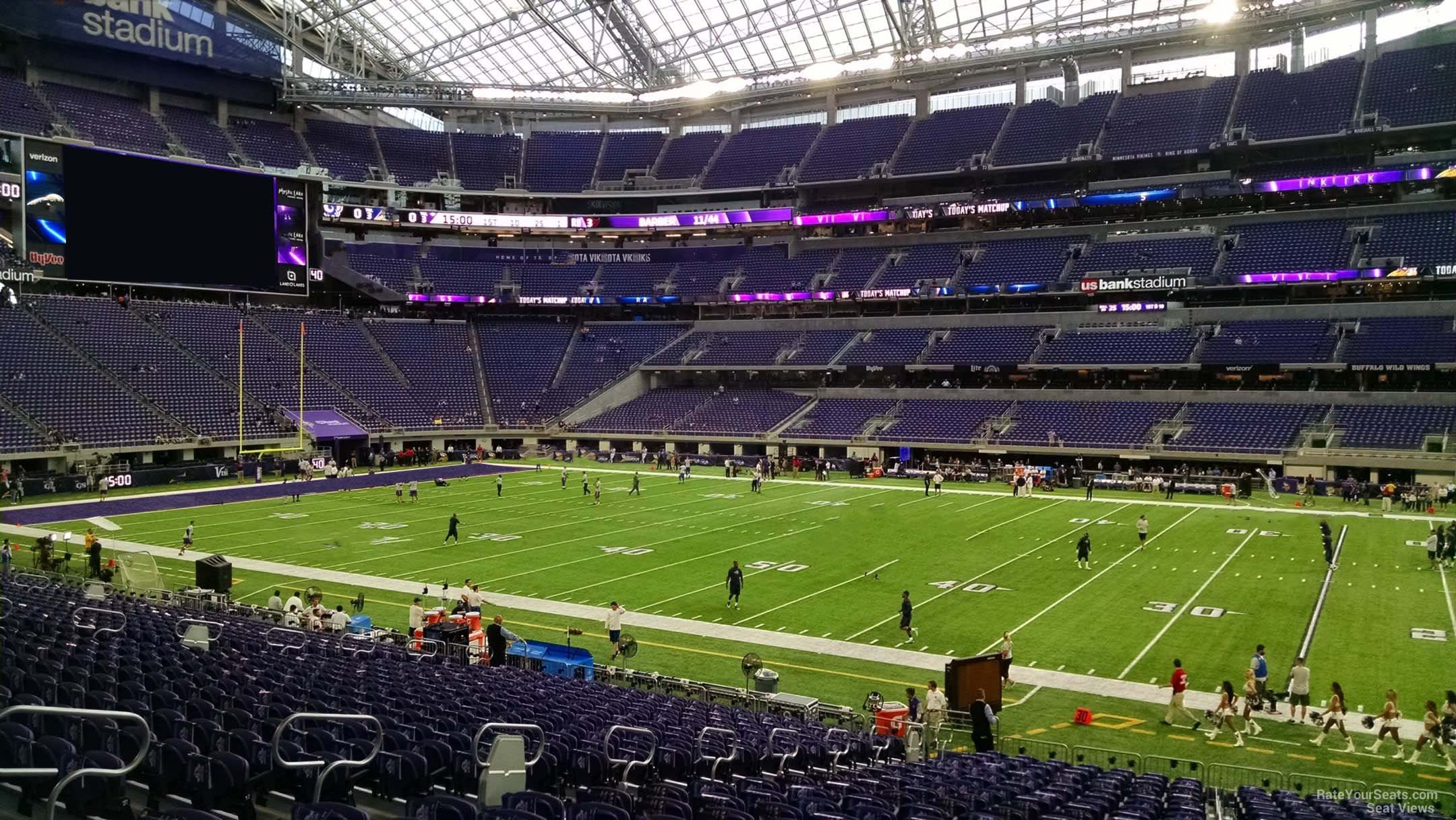 Section 107 At U.S. Bank Stadium - RateYourSeats.com