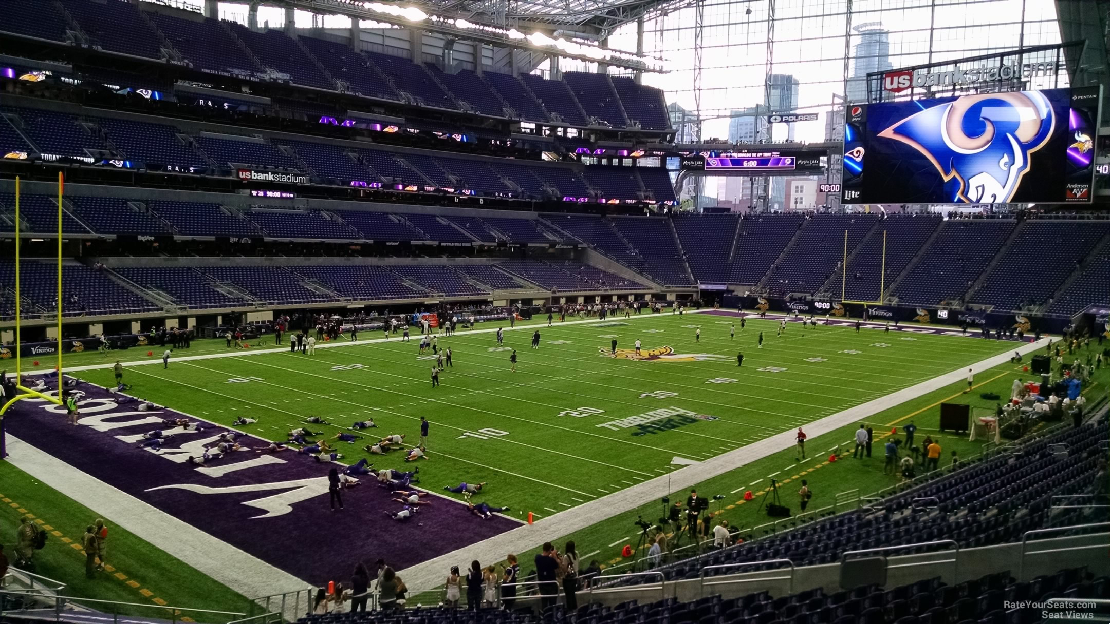 U.S. Bank Stadium Section 114 - Minnesota Vikings - RateYourSeats.com