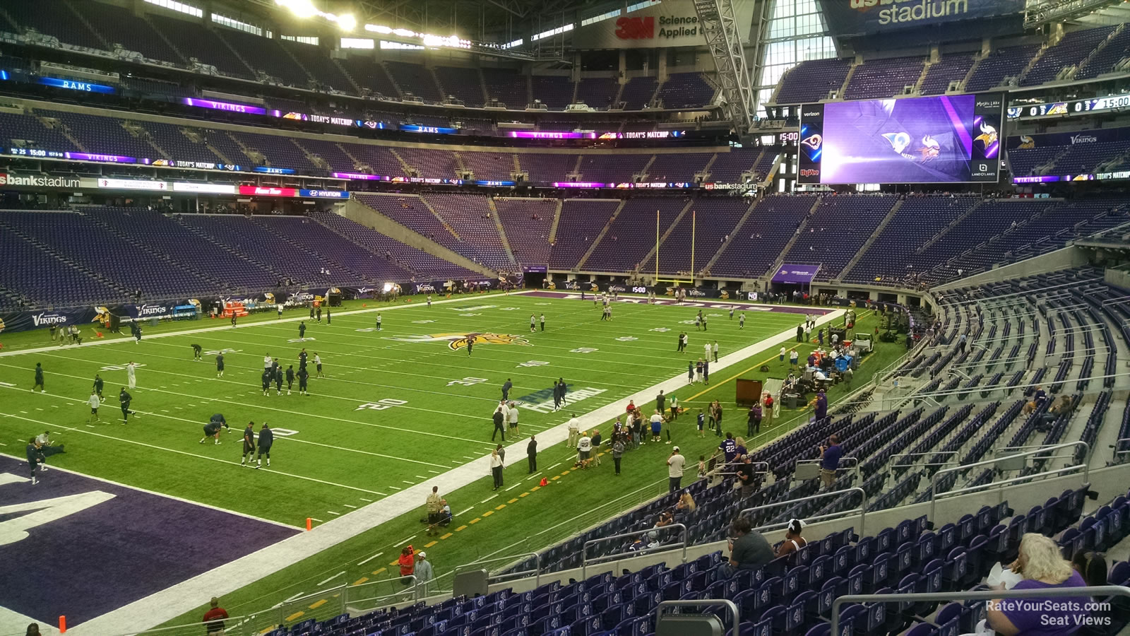 U.S. Bank Stadium Section 136 - Minnesota Vikings - RateYourSeats.com