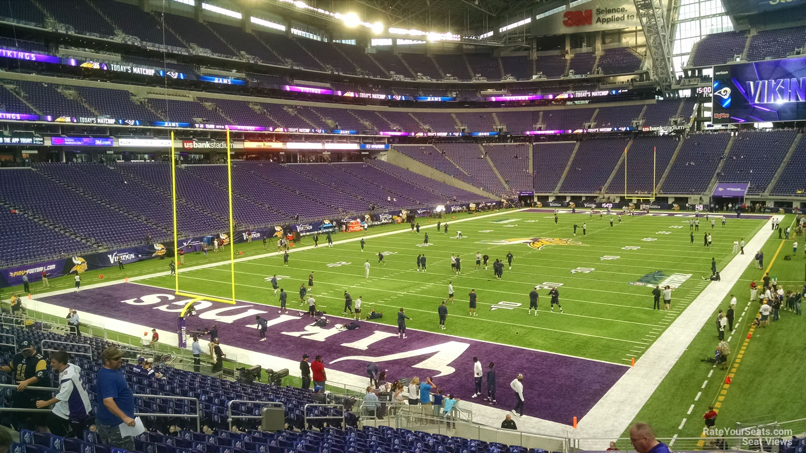 U.S. Bank Stadium Section 138 - Minnesota Vikings - RateYourSeats.com