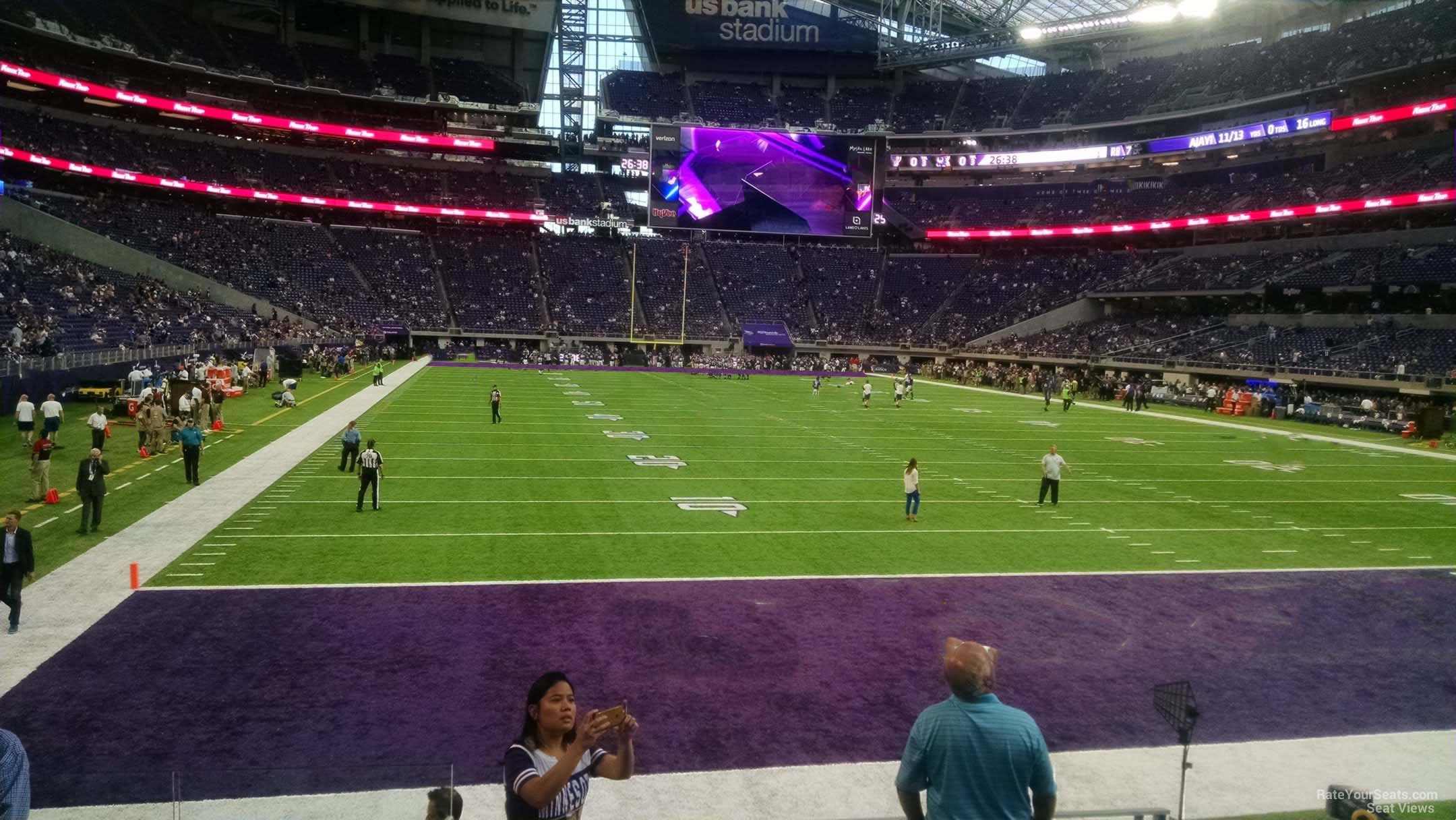 Section 143 at U.S. Bank Stadium 