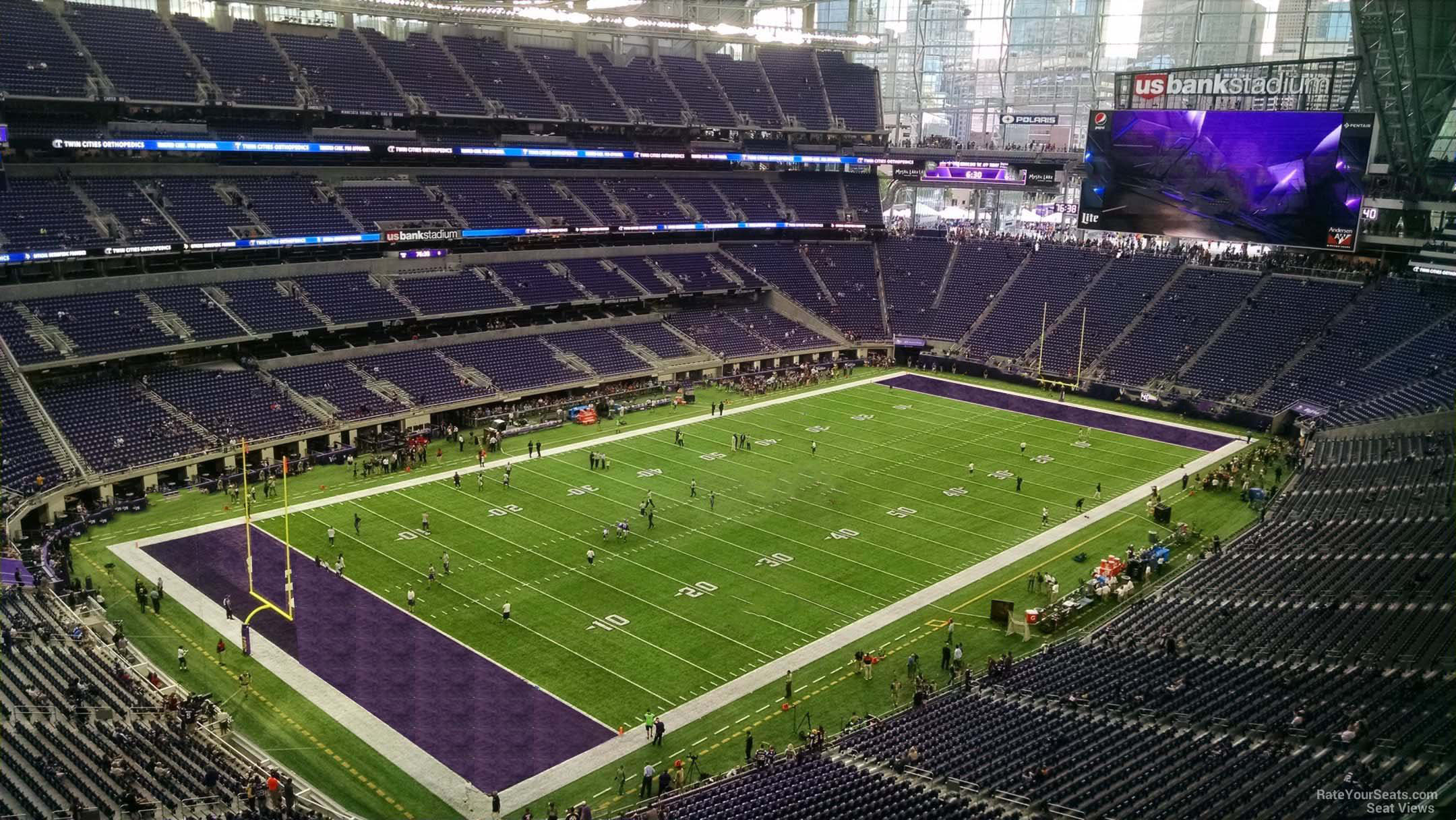 U.S. Bank Stadium Section 319 - Minnesota Vikings - RateYourSeats.com