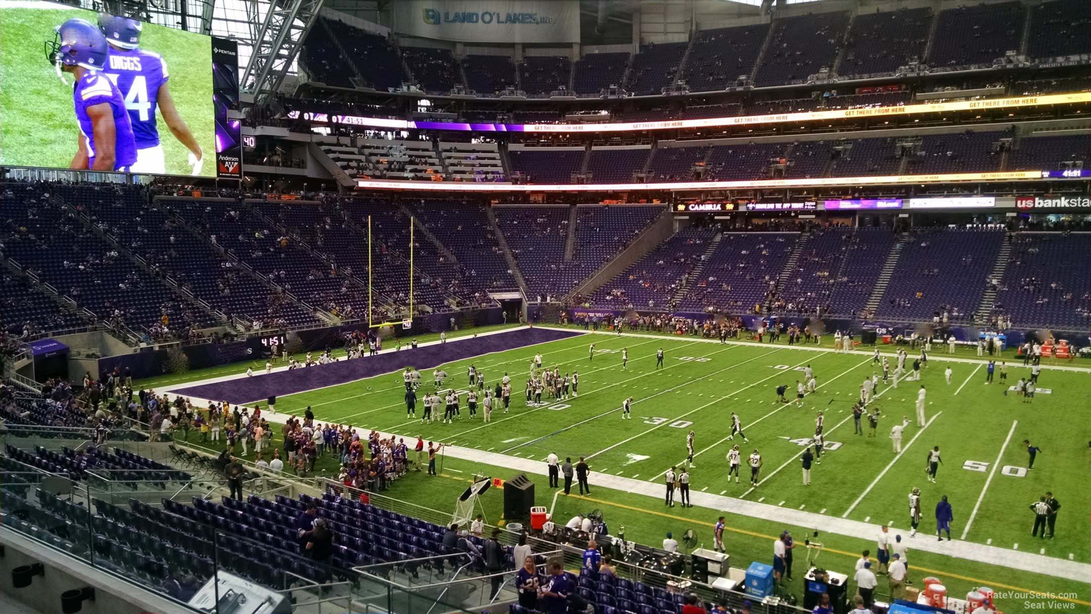 US bank seat help from a Californian going to a Vikings game. Looking to  sit in the V8 section, has anyone sat in the V6-V10 sections? : r/ minnesotavikings