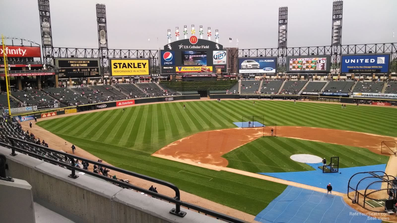 StadiumPage.com - Guaranteed Rate Field - Scoreboard